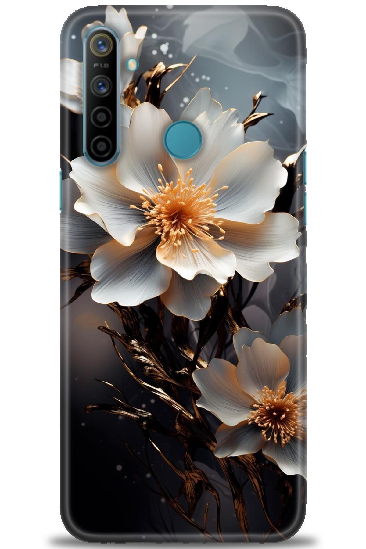realme 6i İle Uyumlu HD Baskılı Desenli Silikon Kılıf - 544