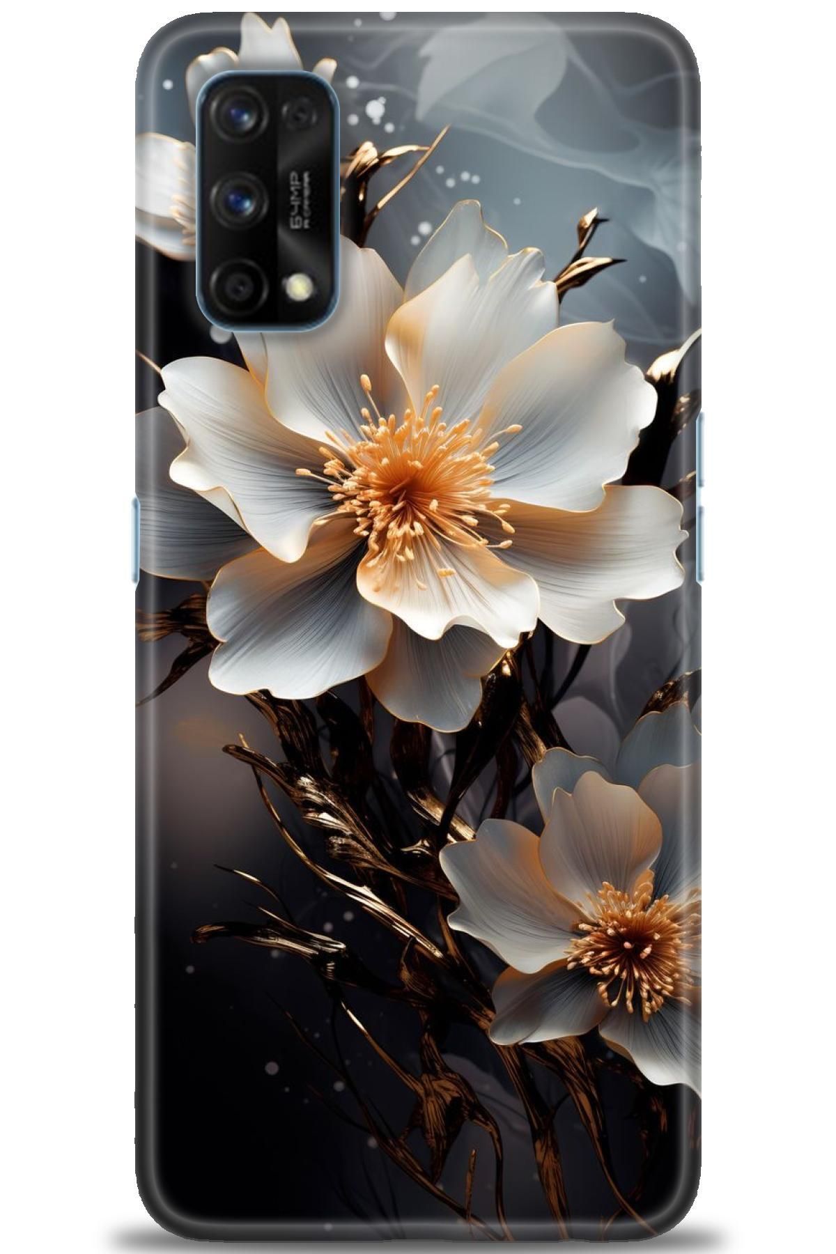 realme 7 Pro İle Uyumlu HD Baskılı Desenli Silikon Kılıf - 357