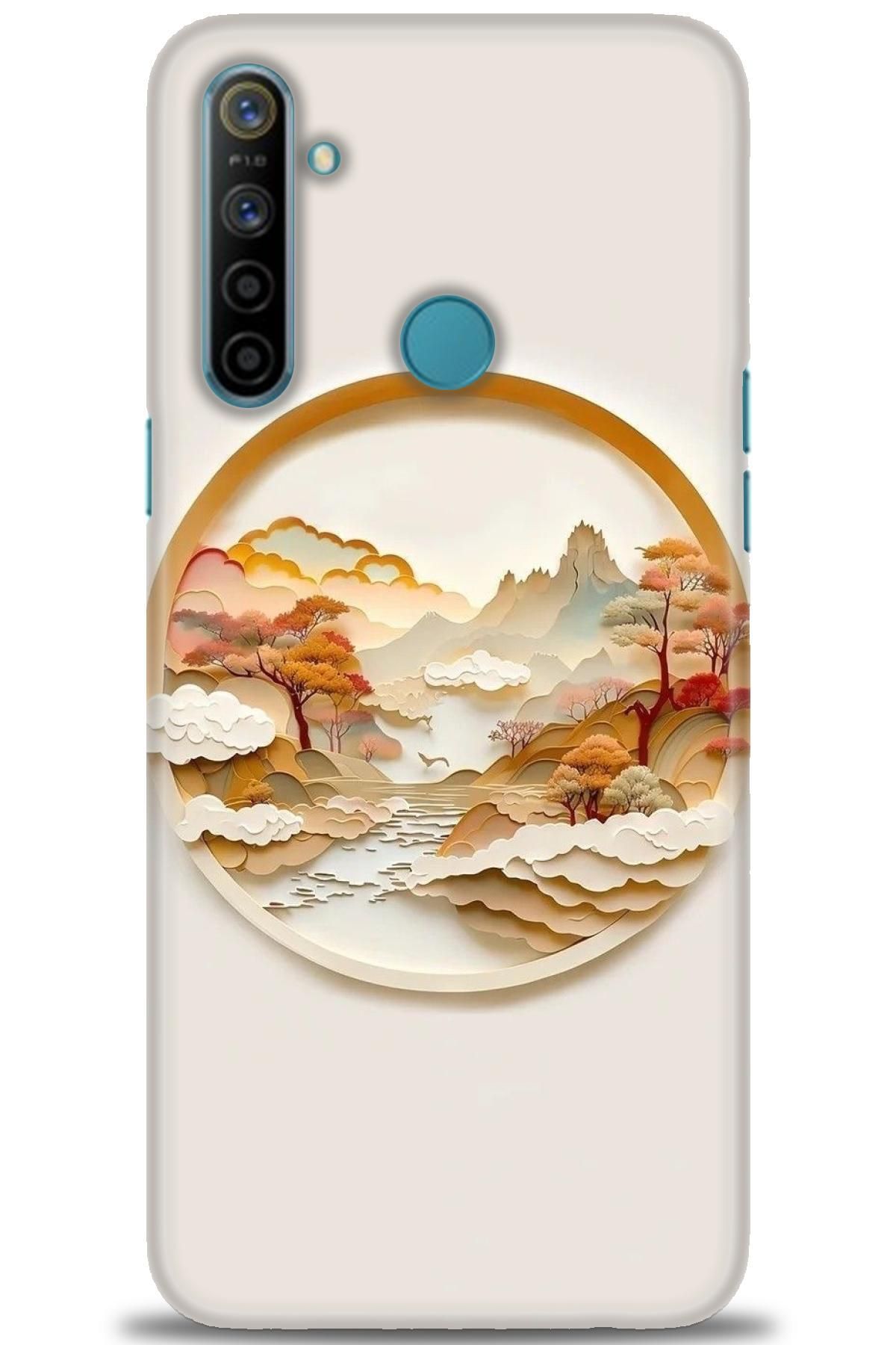 realme 6i İle Uyumlu HD Baskılı Desenli Silikon Kılıf - 726