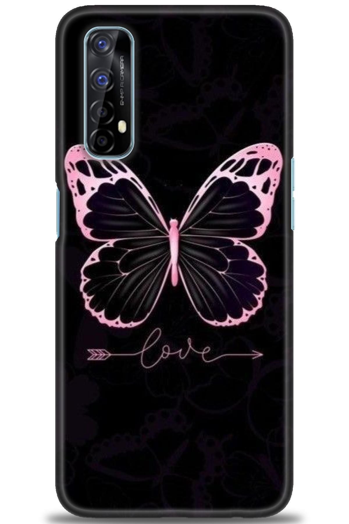 realme 7 İle Uyumlu HD Baskılı Desenli Silikon Kılıf - 260