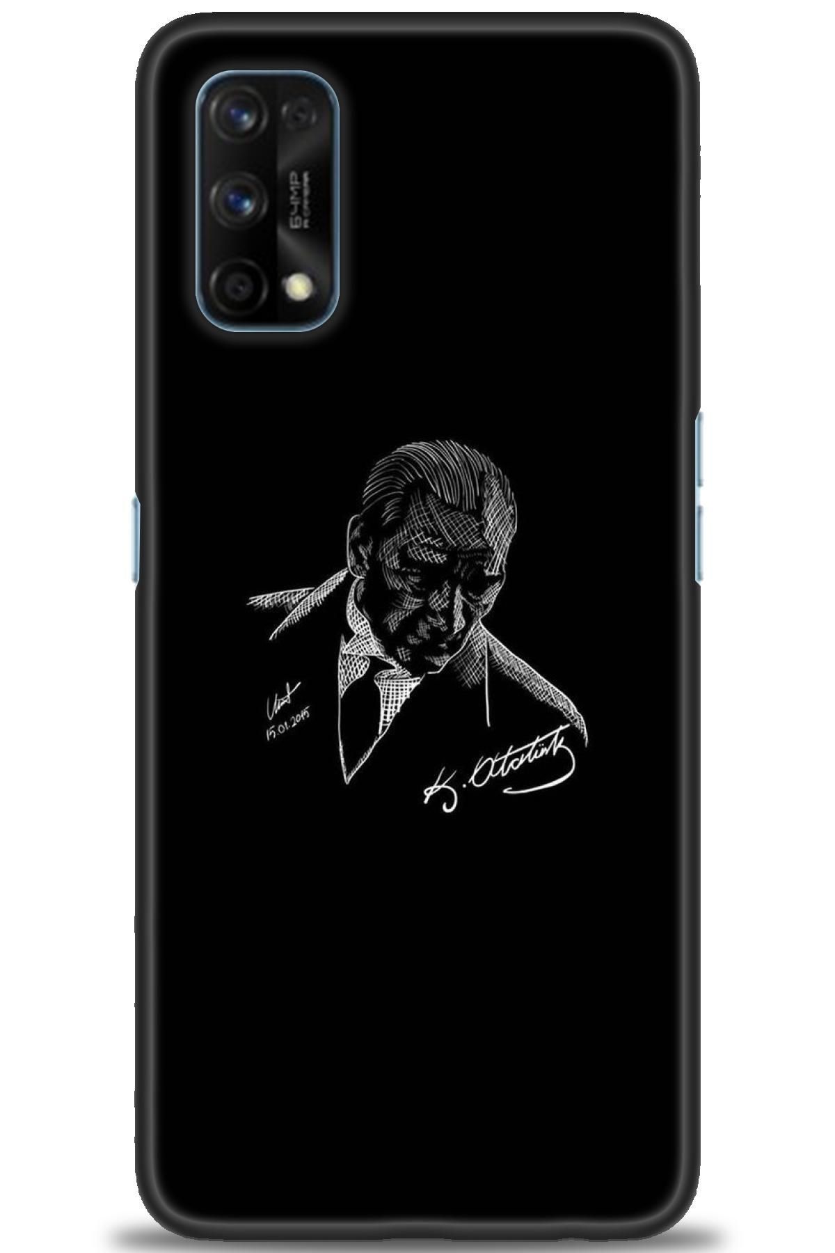 realme 7 Pro İle Uyumlu HD Baskılı Desenli Silikon Kılıf - 1037