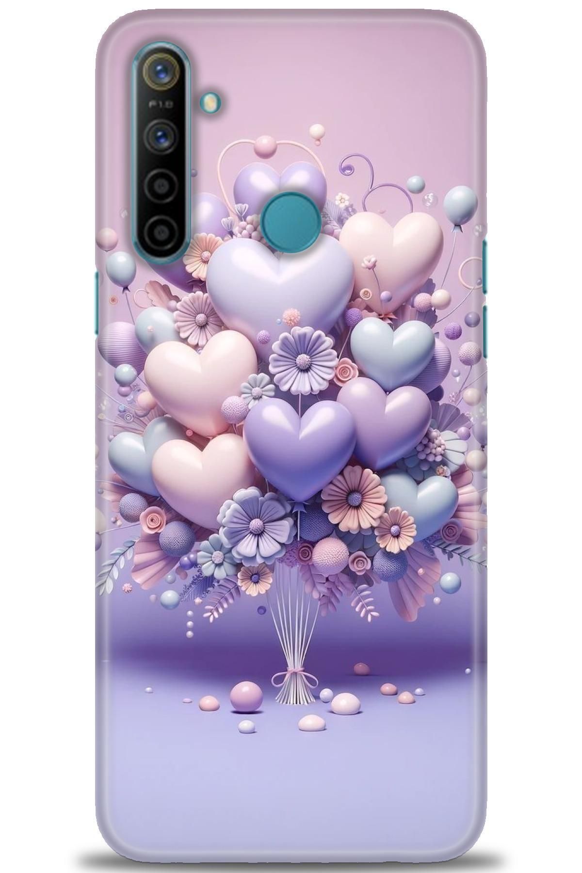 realme 6i İle Uyumlu HD Baskılı Desenli Silikon Kılıf - 744