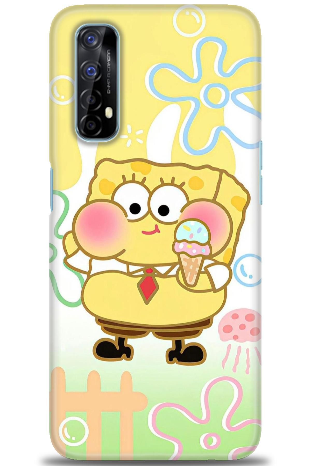 realme 7 İle Uyumlu HD Baskılı Desenli Silikon Kılıf - 871