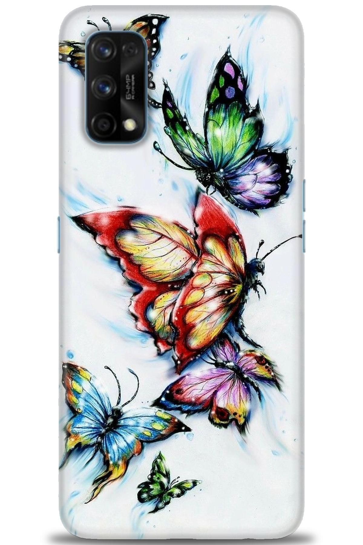 realme 7 Pro İle Uyumlu HD Baskılı Desenli Silikon Kılıf - 525