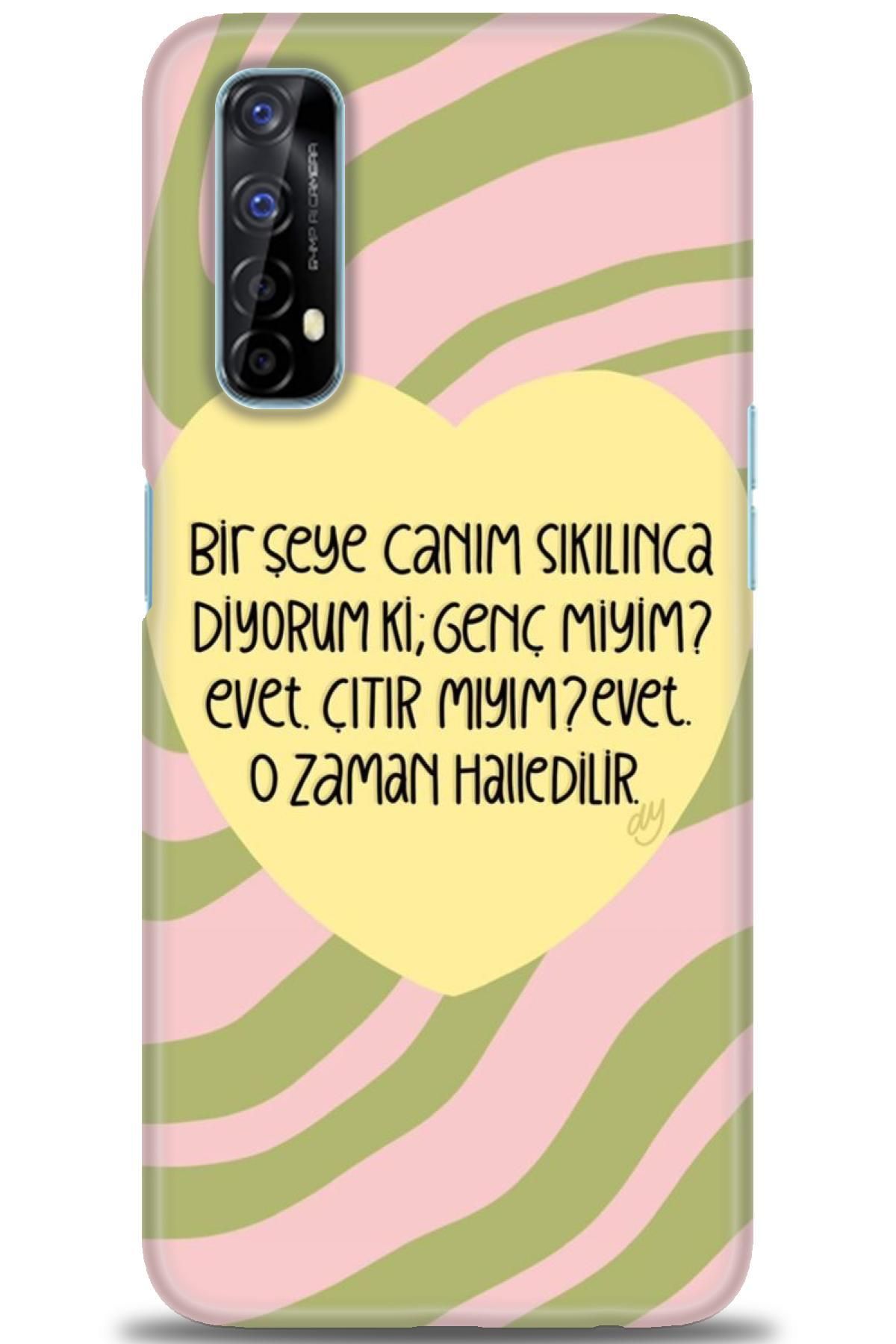 realme 7 İle Uyumlu HD Baskılı Desenli Silikon Kılıf - 1080