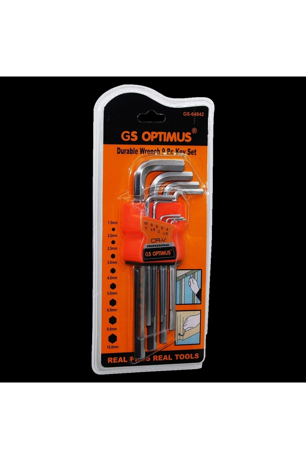STOREMAX 9 PARÇA KROM UZUN - DÜZ ALYAN 180MM (5047)