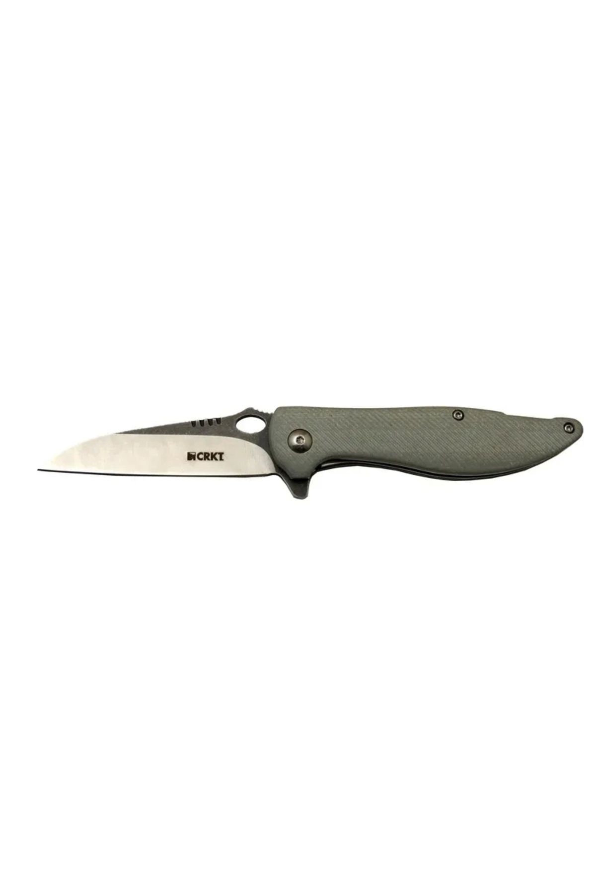 YNT İthalat Crkt Lotus 1265 Gri Kamp / Outdoor Çakı 18cm - Yarı Otomatik, Kemerlikli, Kutulu