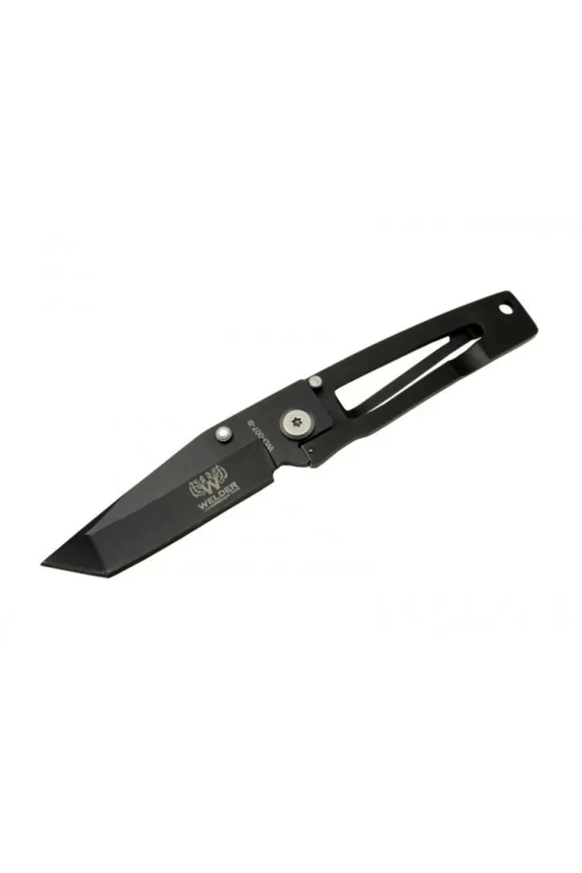 YNT İthalat Siyah Çakı 16 Cm Yarı Otomatik , Kemerlikli