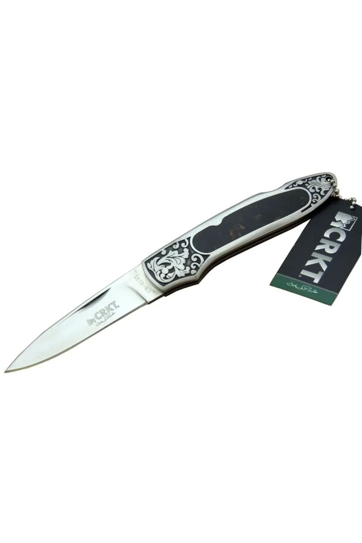 YNT İthalat Cr 0128 Khv Kamp Çakı 18 Cm - Metal Desenli Sap, Kılıflı, Kutulu