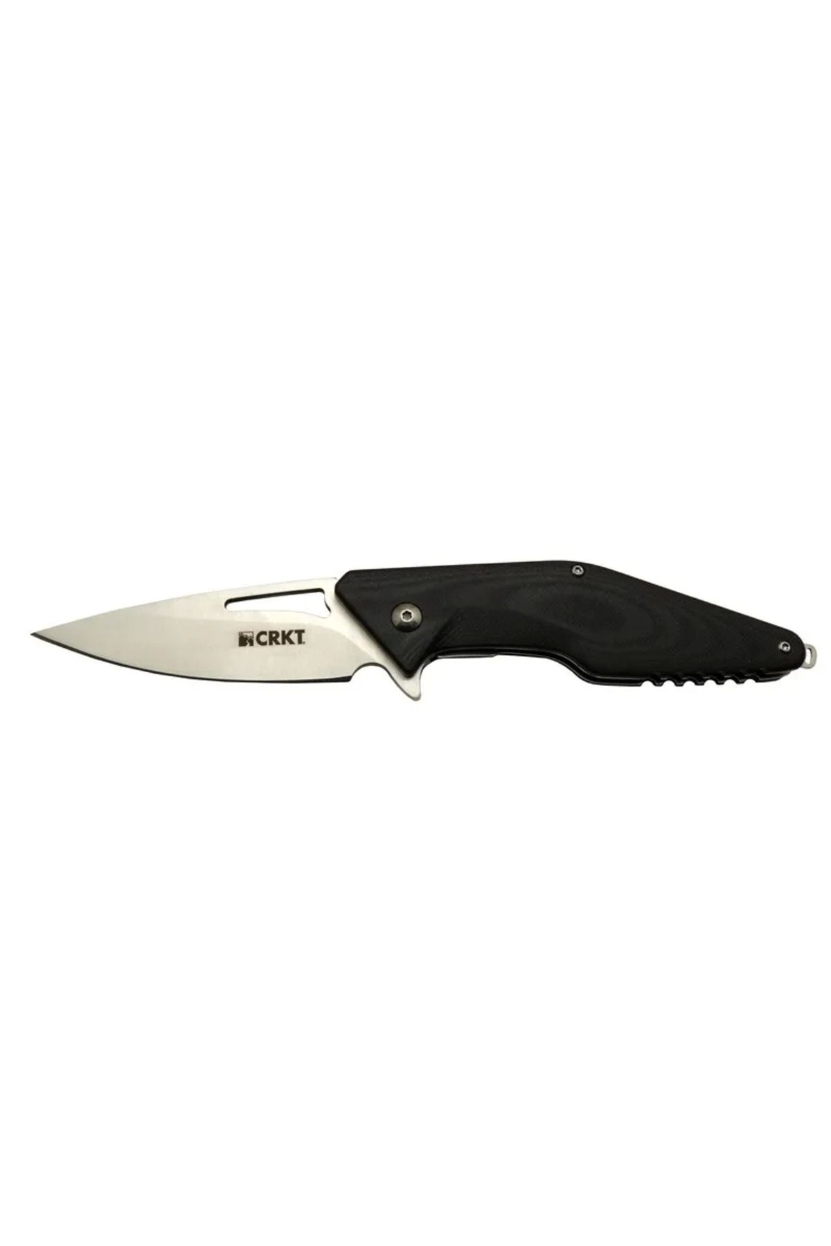 YNT İthalat Crkt Division 4415 Bk Siyah Kamp / Outdoor Çakı 21cm - Yarı Otomatik, Kemerlikli, Kutulu