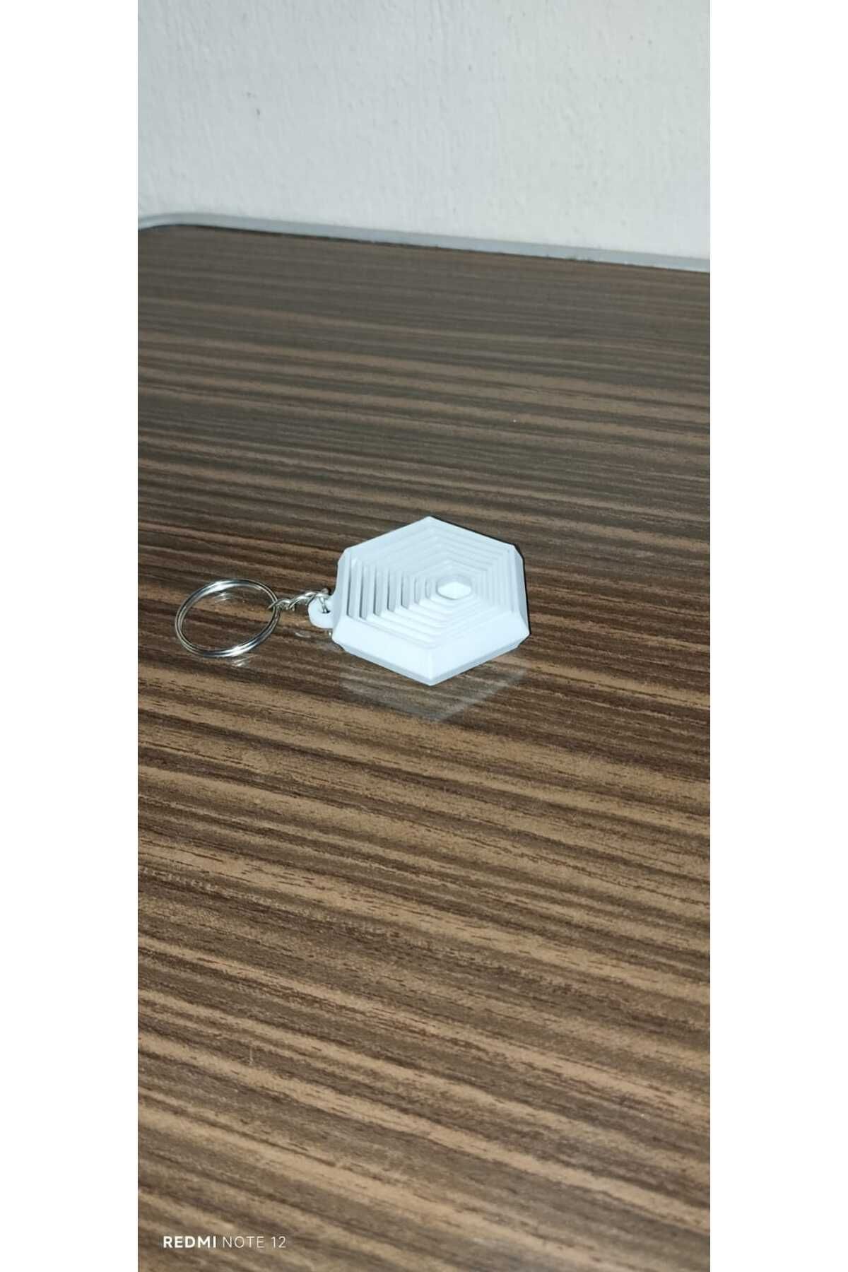 Kuaz3d 3D baskı 🔷 Hexagon Anahtarlık