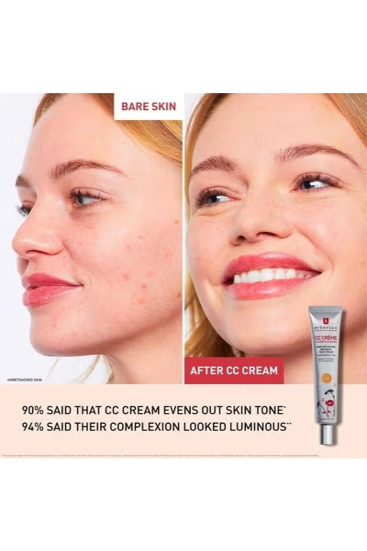 erborian-Color Correcting CC Cream with Centella Asiatica SPF 25, Dore - Lightweight Coverage & Sun 2