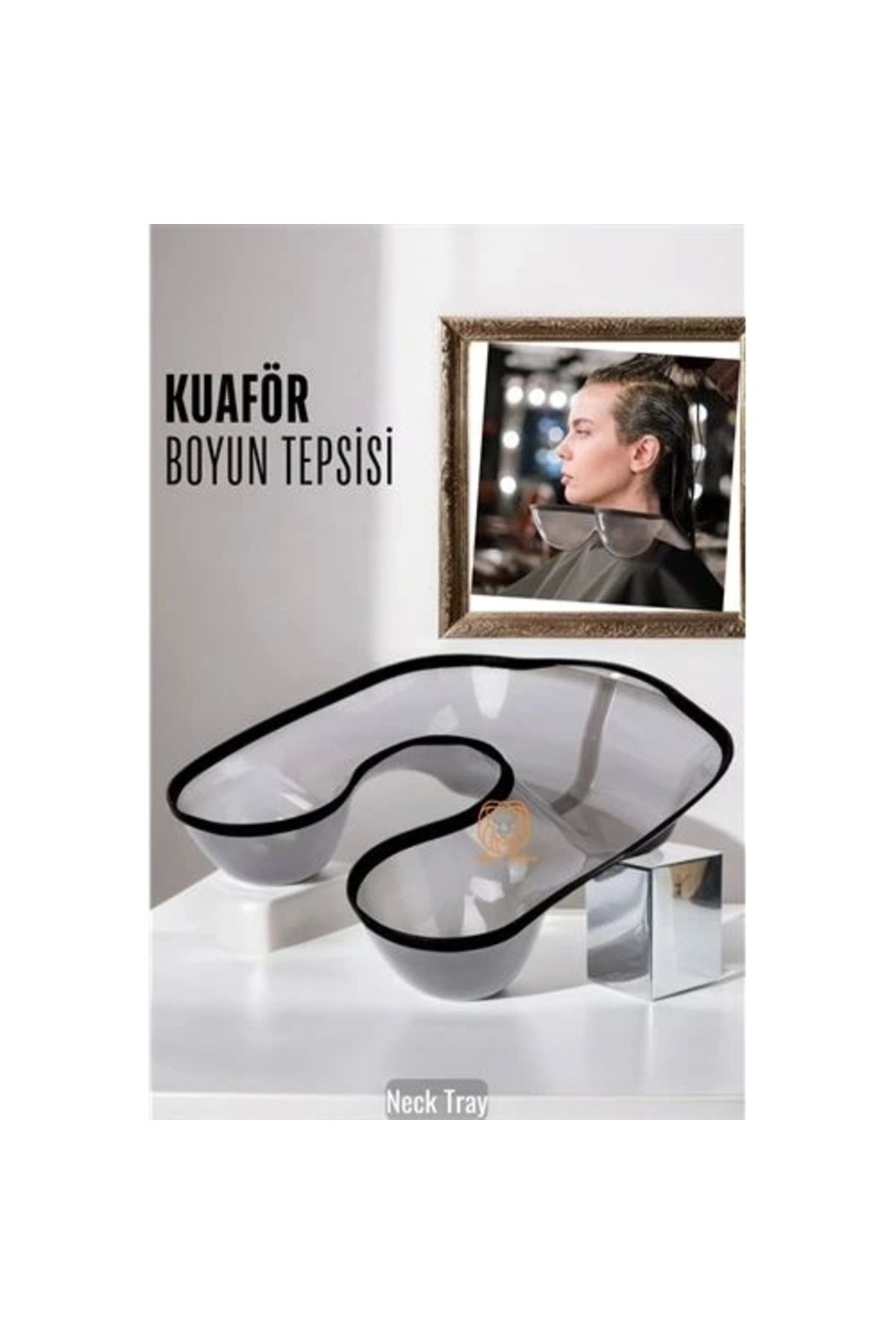 STOREMAX Kuaför Boyun Tepsisi Perma Boya Giysi Koruyucu