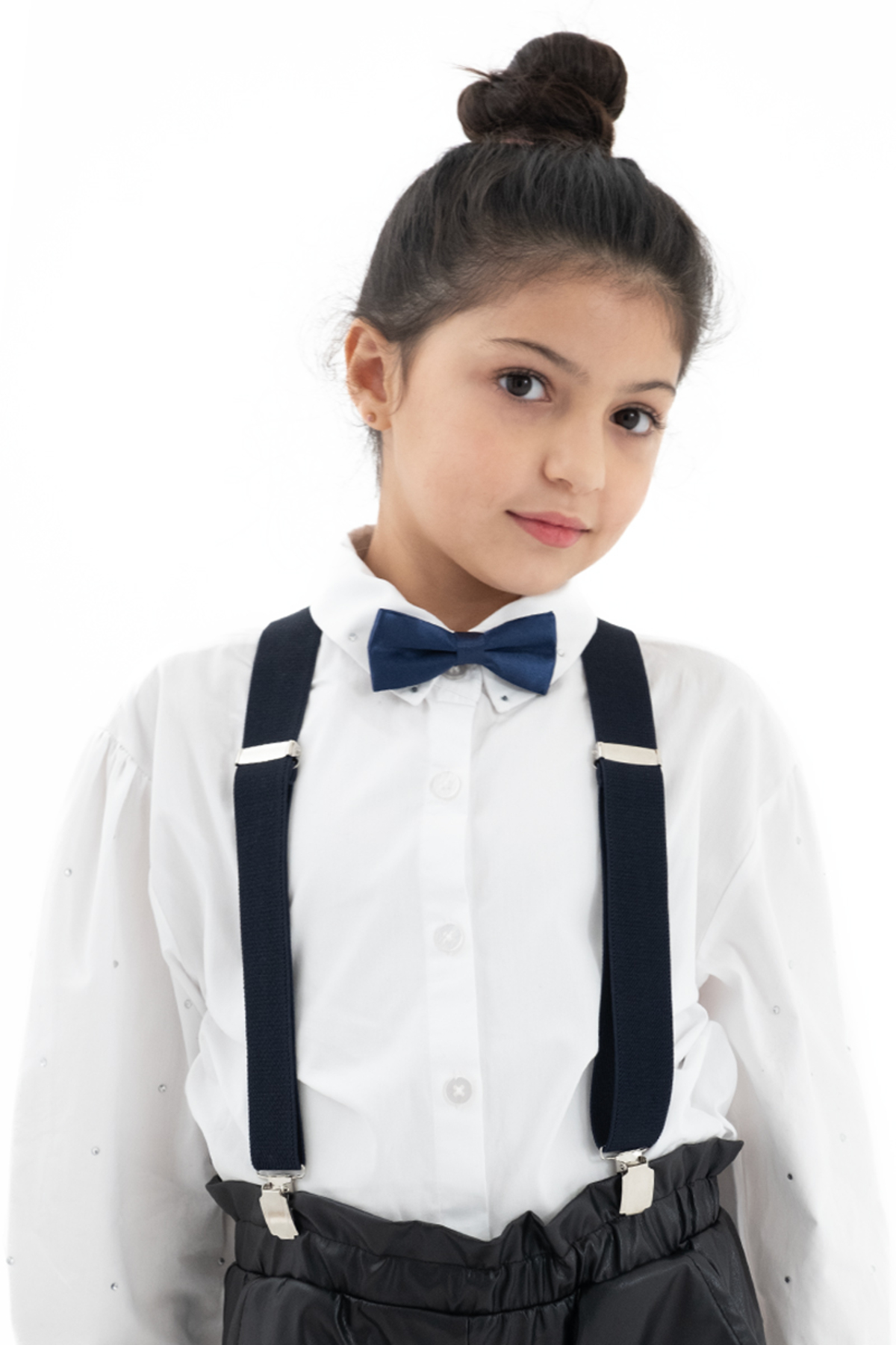 Children's Pants Strap and Bow Tie Set