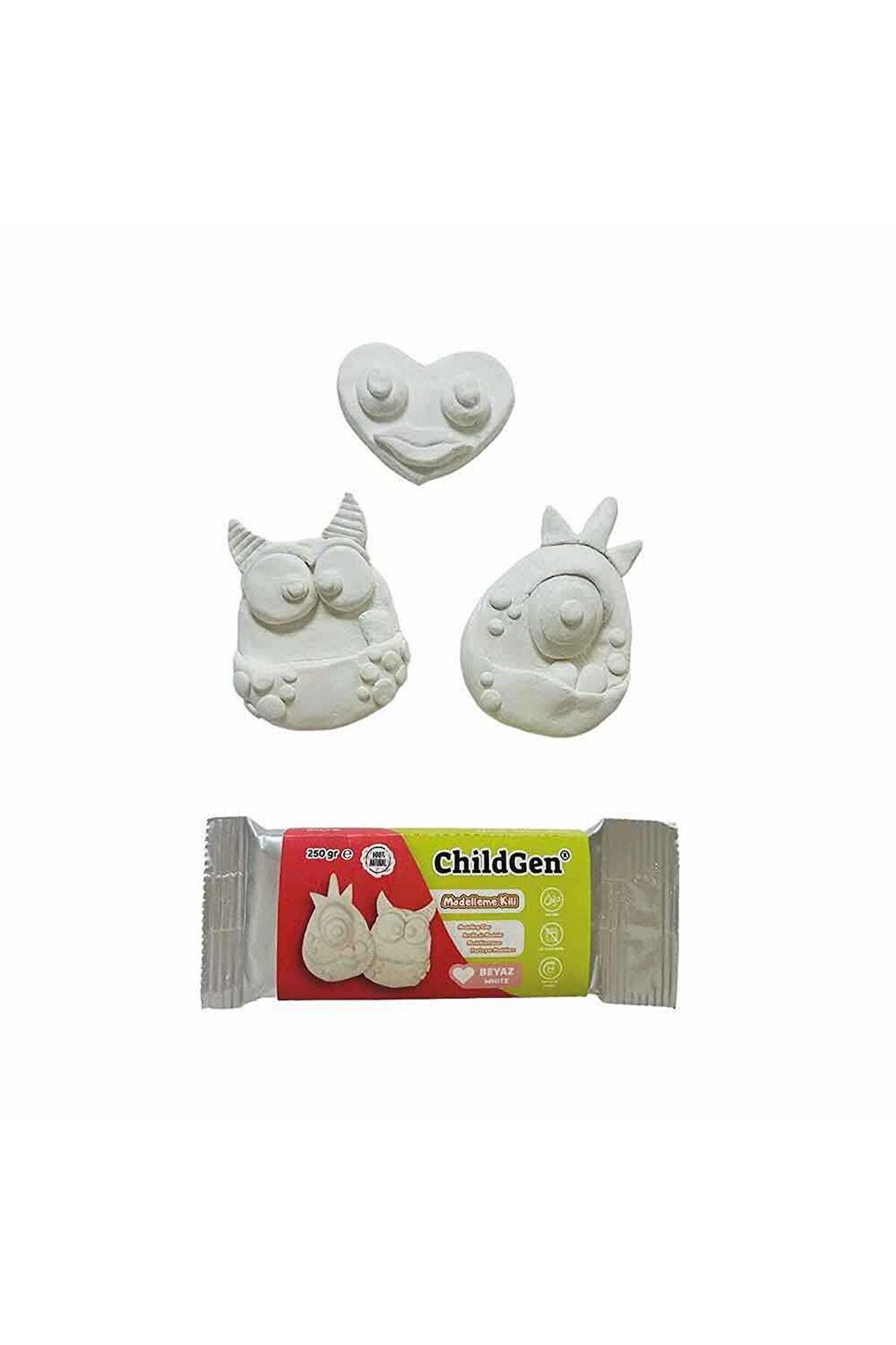 ChildGen 250gr Hava ile Kuruyan Beyaz Modelleme Kili
