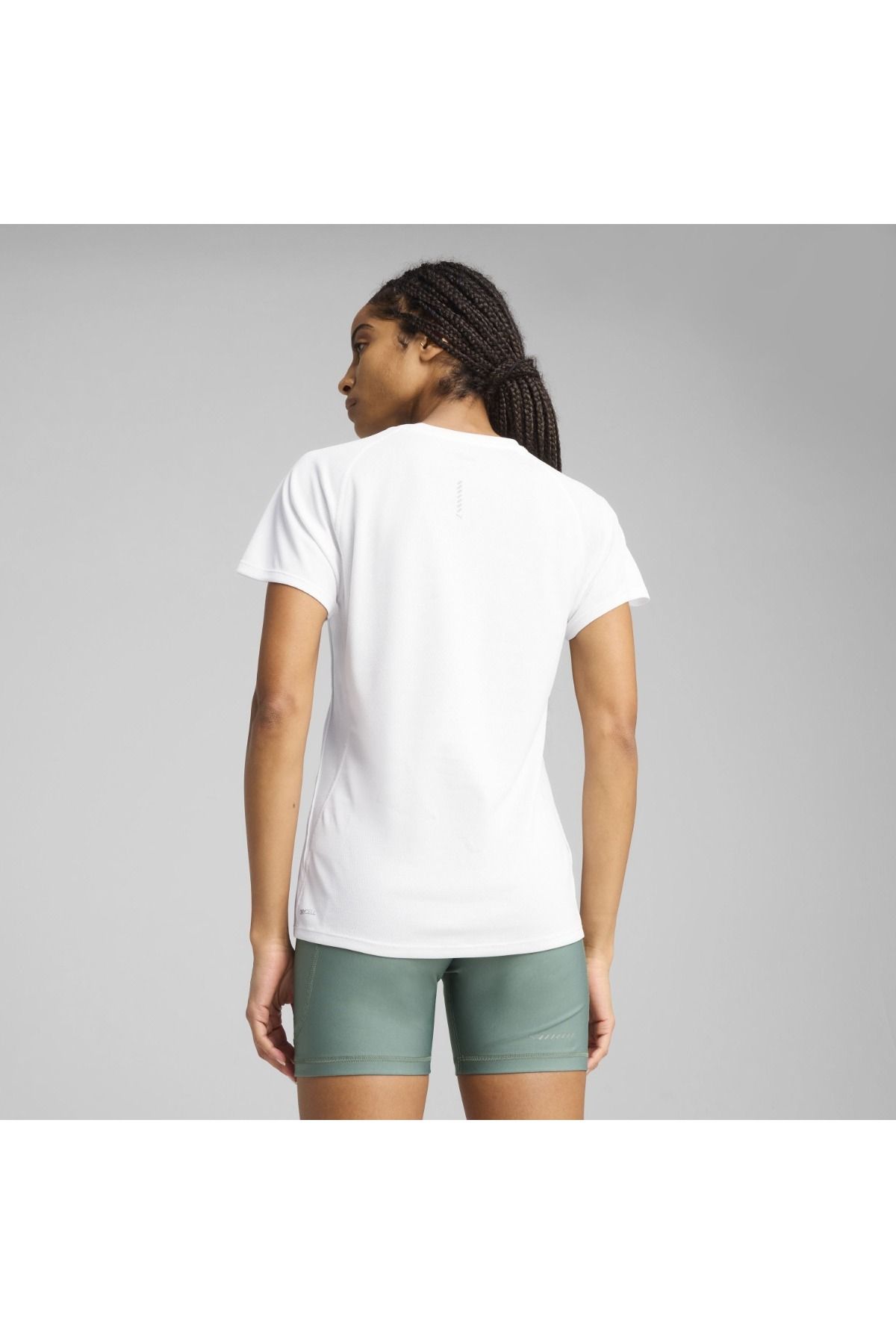 Puma-Run Velocity Women's White Round Neck T-Shirt 3
