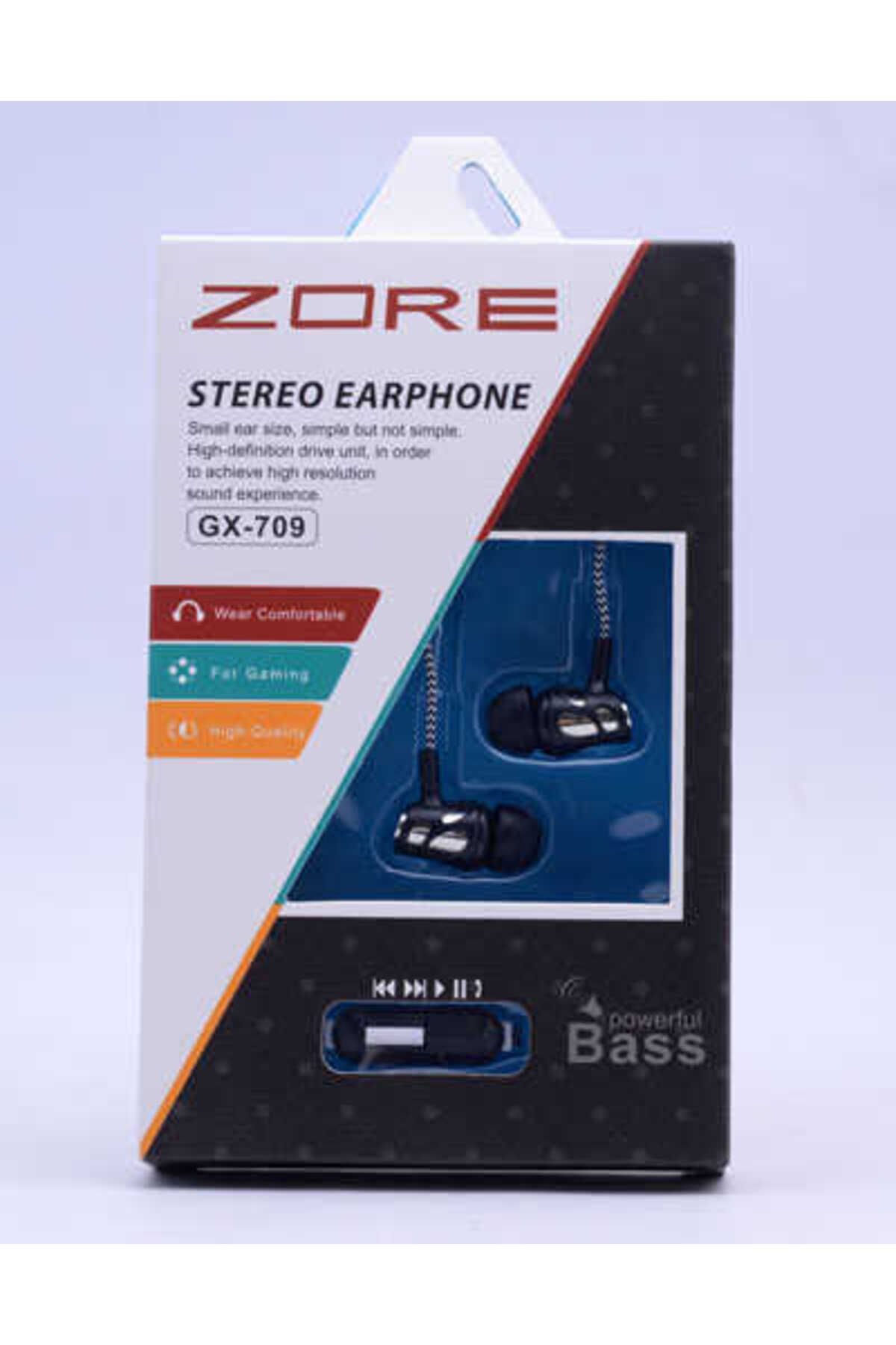 HTstore Zore GX-709 Mp3 Stereo Kulaklık-Gri
