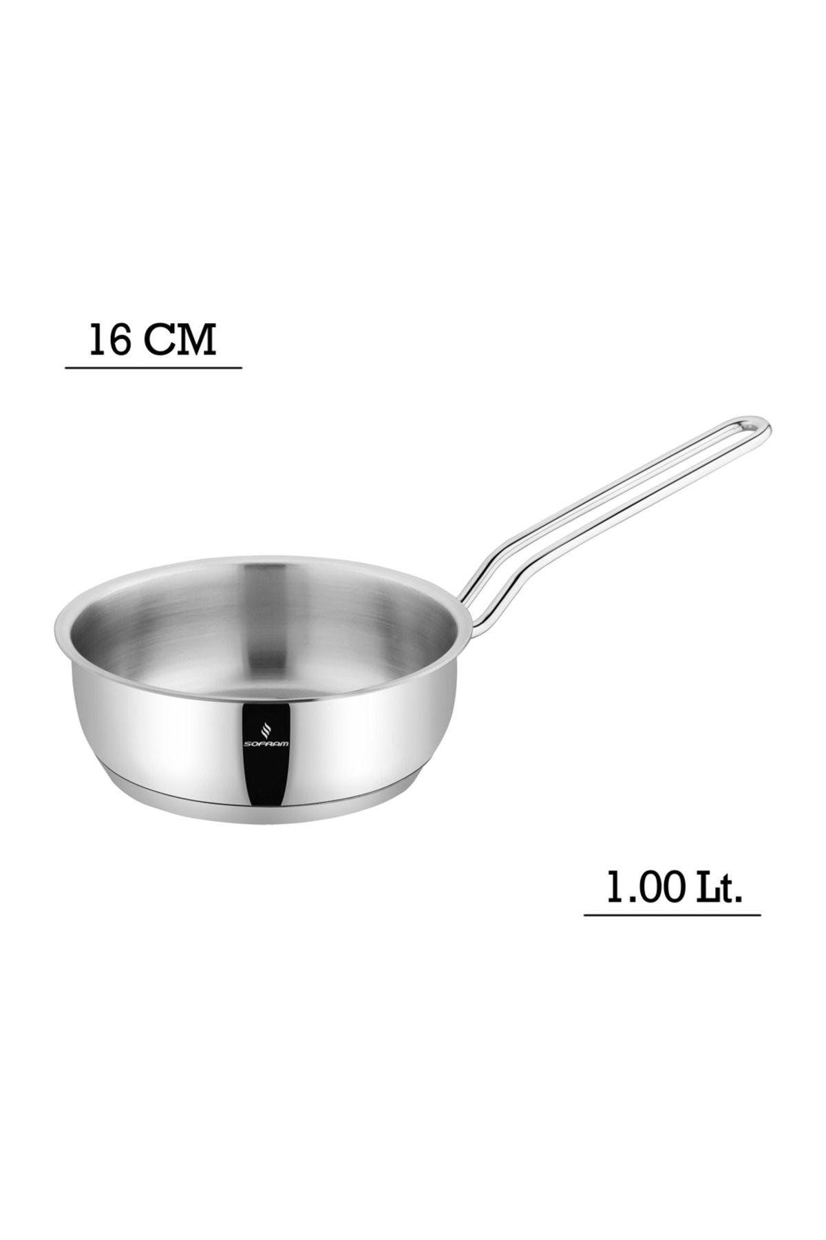 Sofram Soft 16 cm Basık Sos Tenceresi