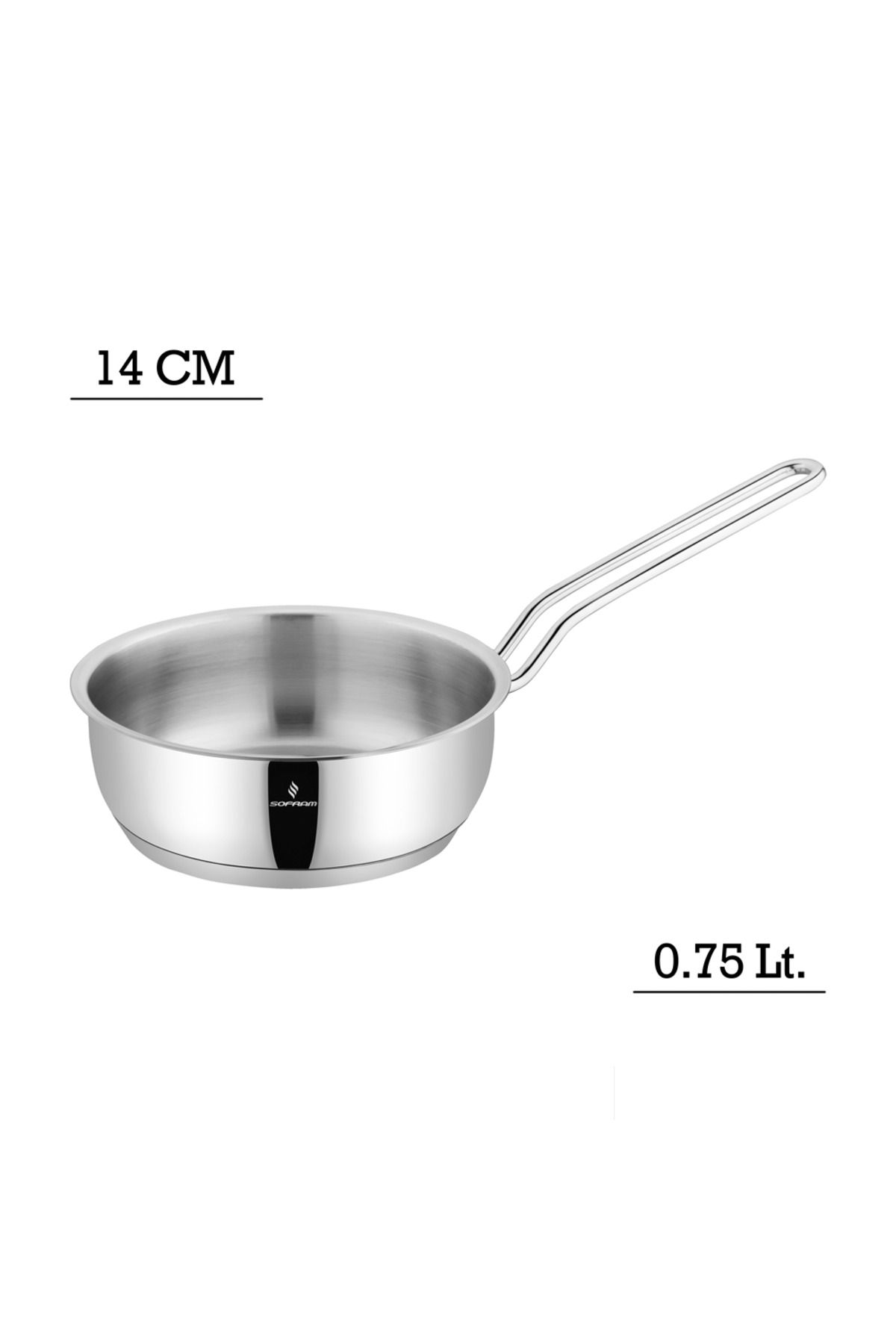 Sofram Soft 14 cm Basık Sos Tenceresi