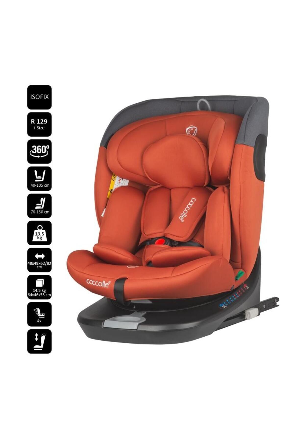 Coccolle Scaun Auto Isize 40-150 Cm Atira Maro Scortisoara Unisex - One Size