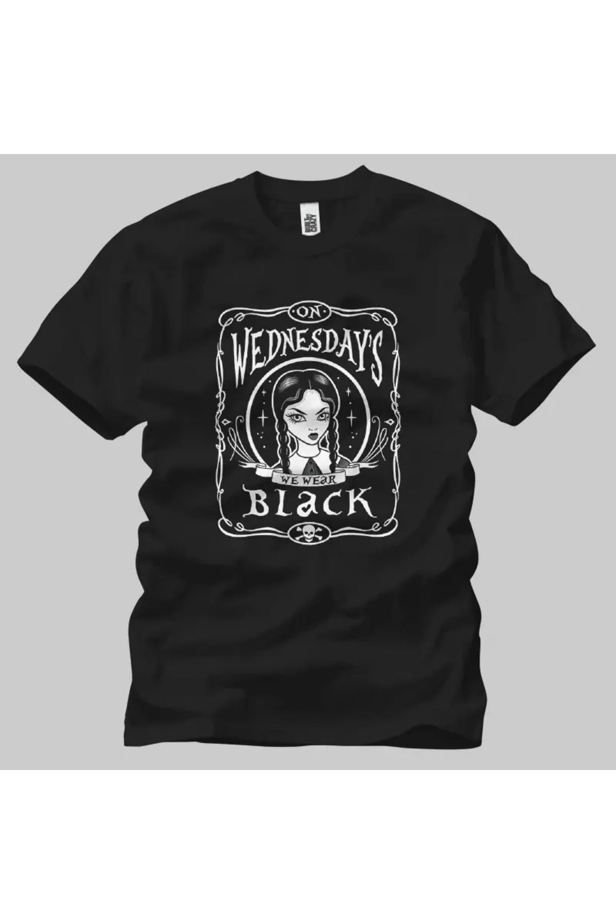 Built By Crazy Adams Family Wednesdays Black Unisex Tişört