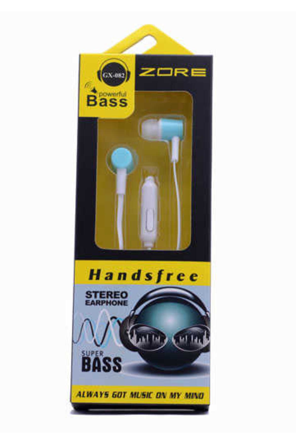 HTstore Zore GX-082 Mp3 Stereo Kulaklık-Turkuaz