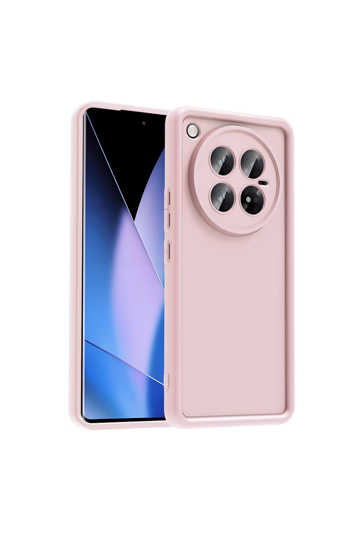 HTstore İnfinix Zero 40 5G Kılıf Kamera Korumalı Zore Ananas Kapak-Pembe