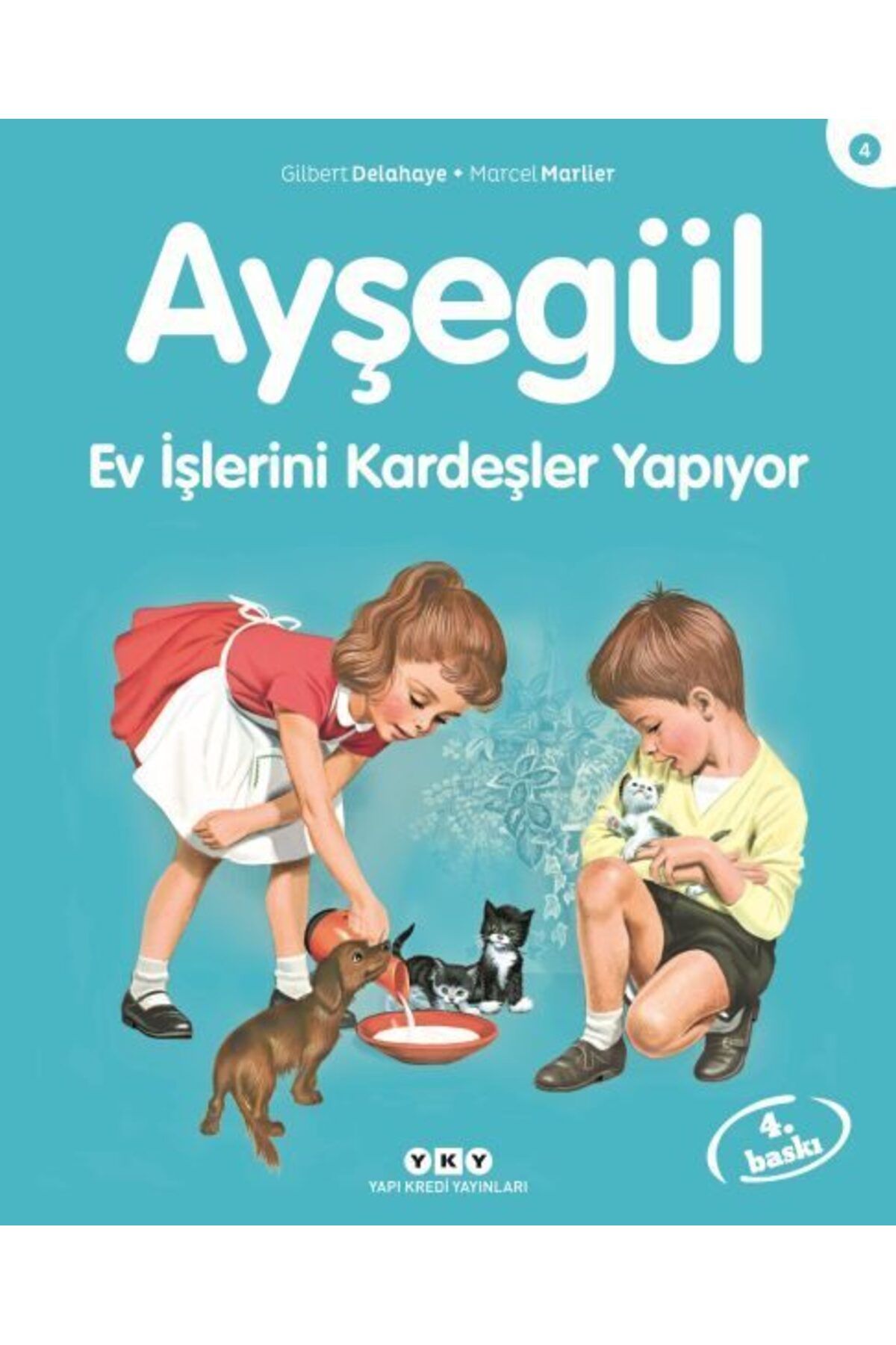 Destek Yayınları Ayşegül Serisi 04 Ev İşlerini Kardeşler Yapıyor