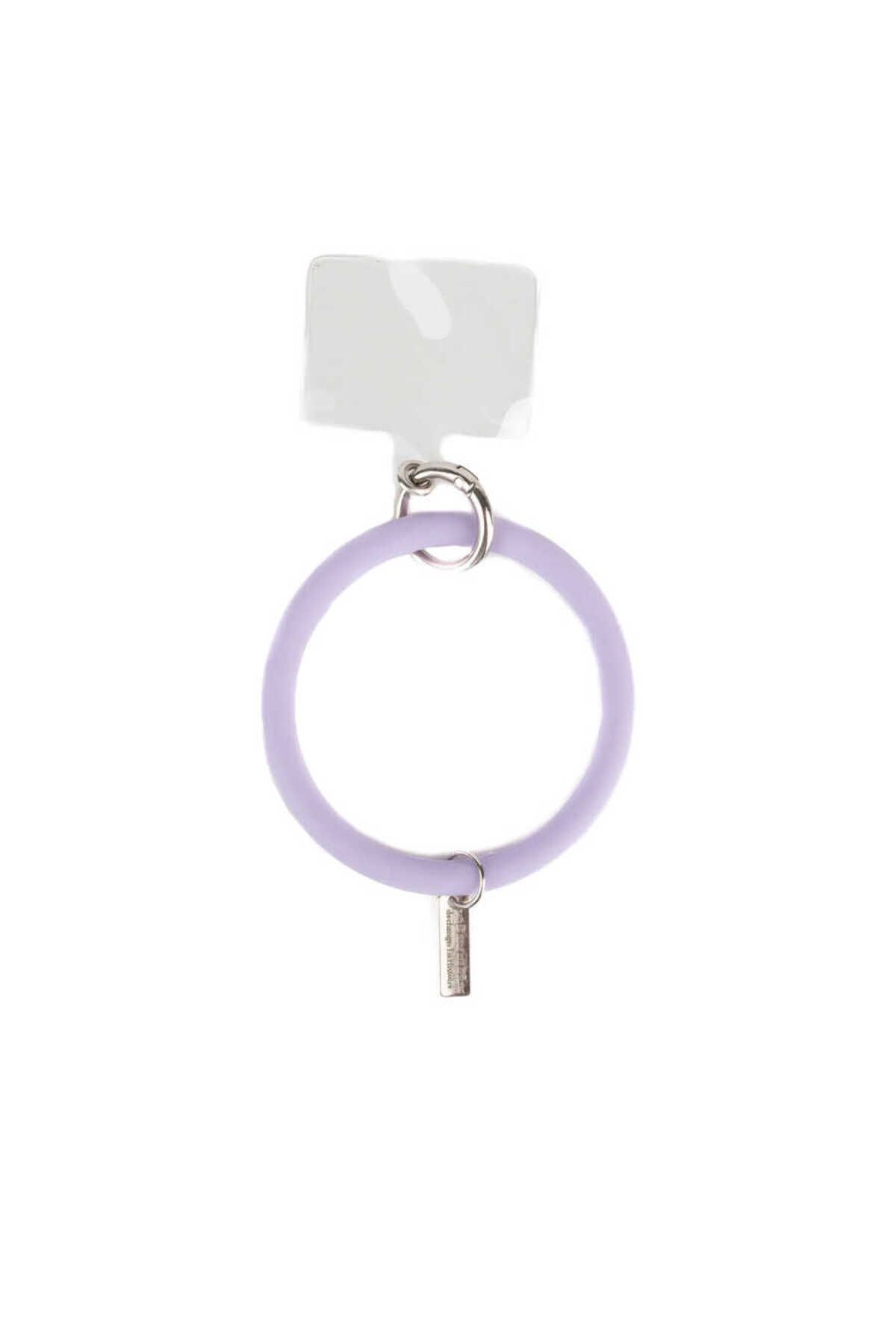 HTstore Zore Hanger 01 Telefon Tutucu El Askısı Bileklik-Lila