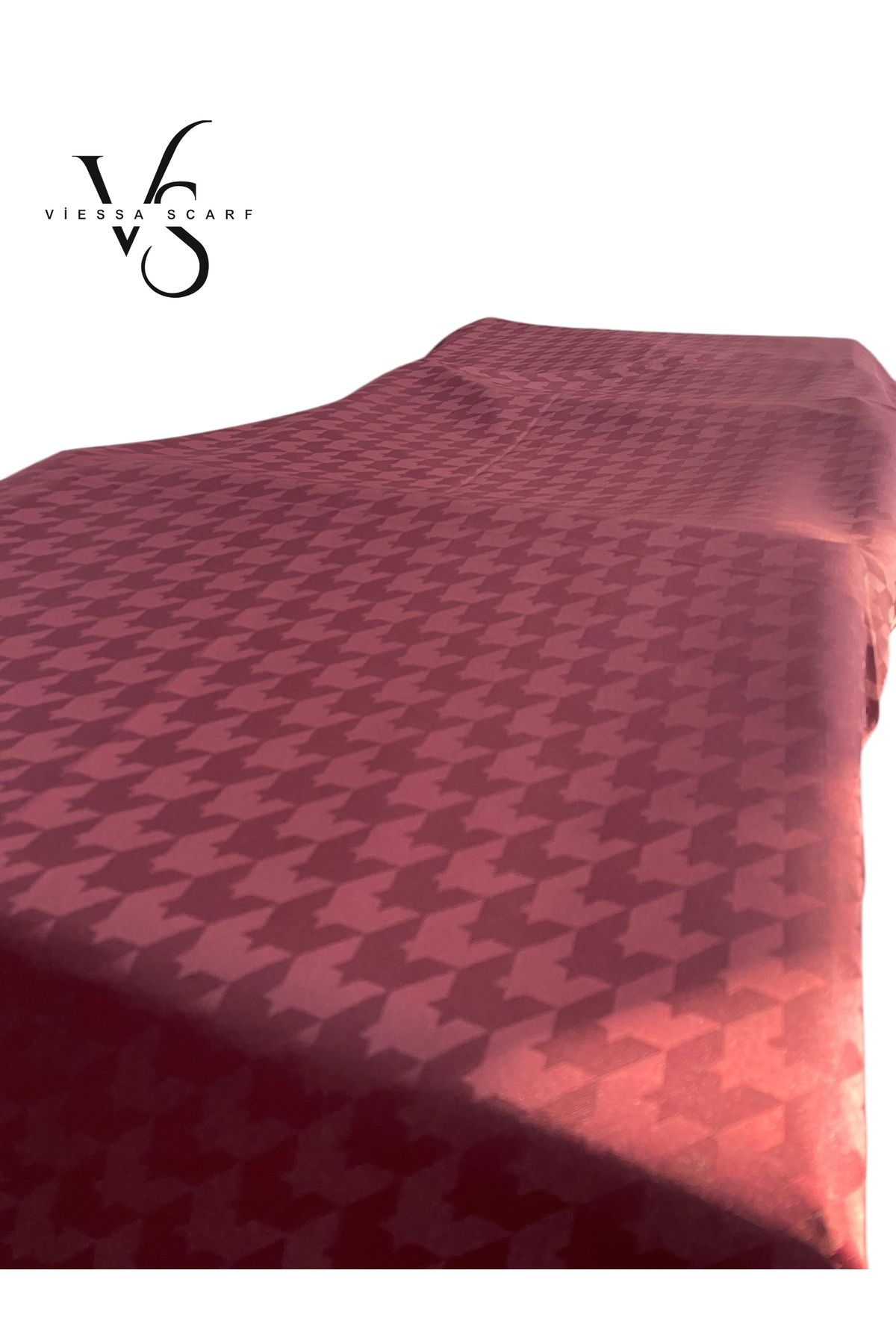 VİESSA SCARF JAKAR ŞAL BORDO SERİSİ