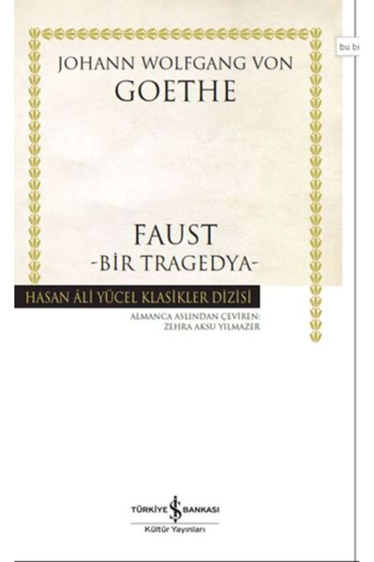 Destek Yayınları FaustBir Tragedya Hasan Ali Yücel Klasikleri