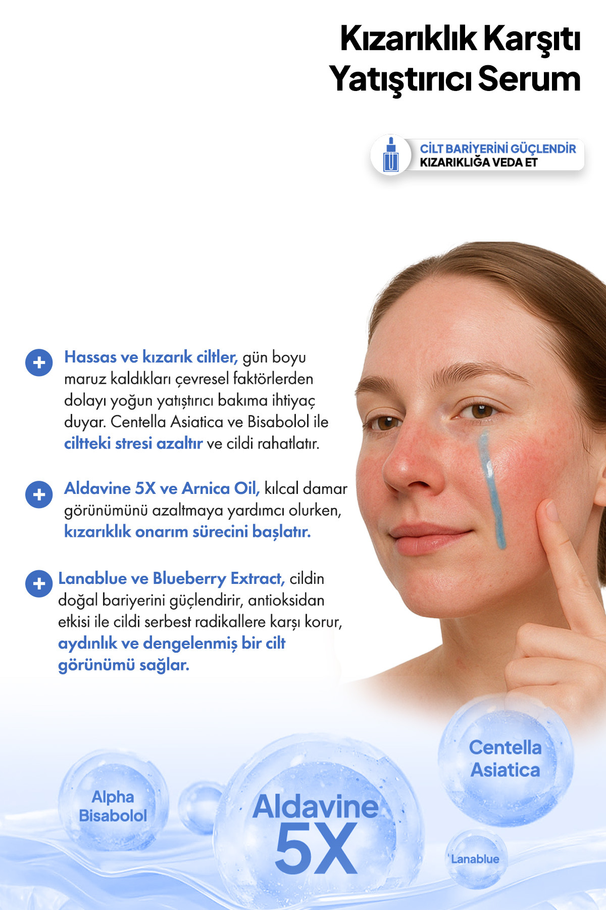 Phlab Anti Redness Kızarıklık Karşıtı, Cilt Bariyeri Onarıcı Yatıştırıcı Serum — PARKKY-01 — تصویر 5 از 8
