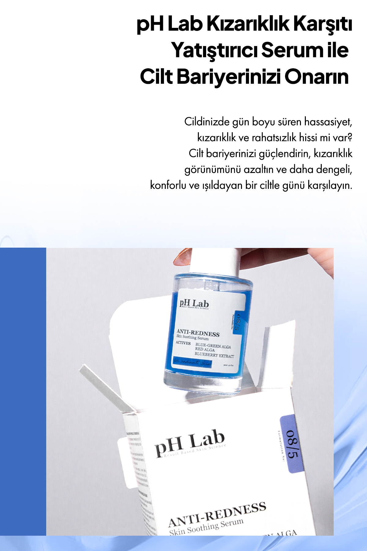 Phlab Anti Redness Kızarıklık Karşıtı, Cilt Bariyeri Onarıcı Yatıştırıcı Serum — PARKKY-01 — تصویر 8 از 8
