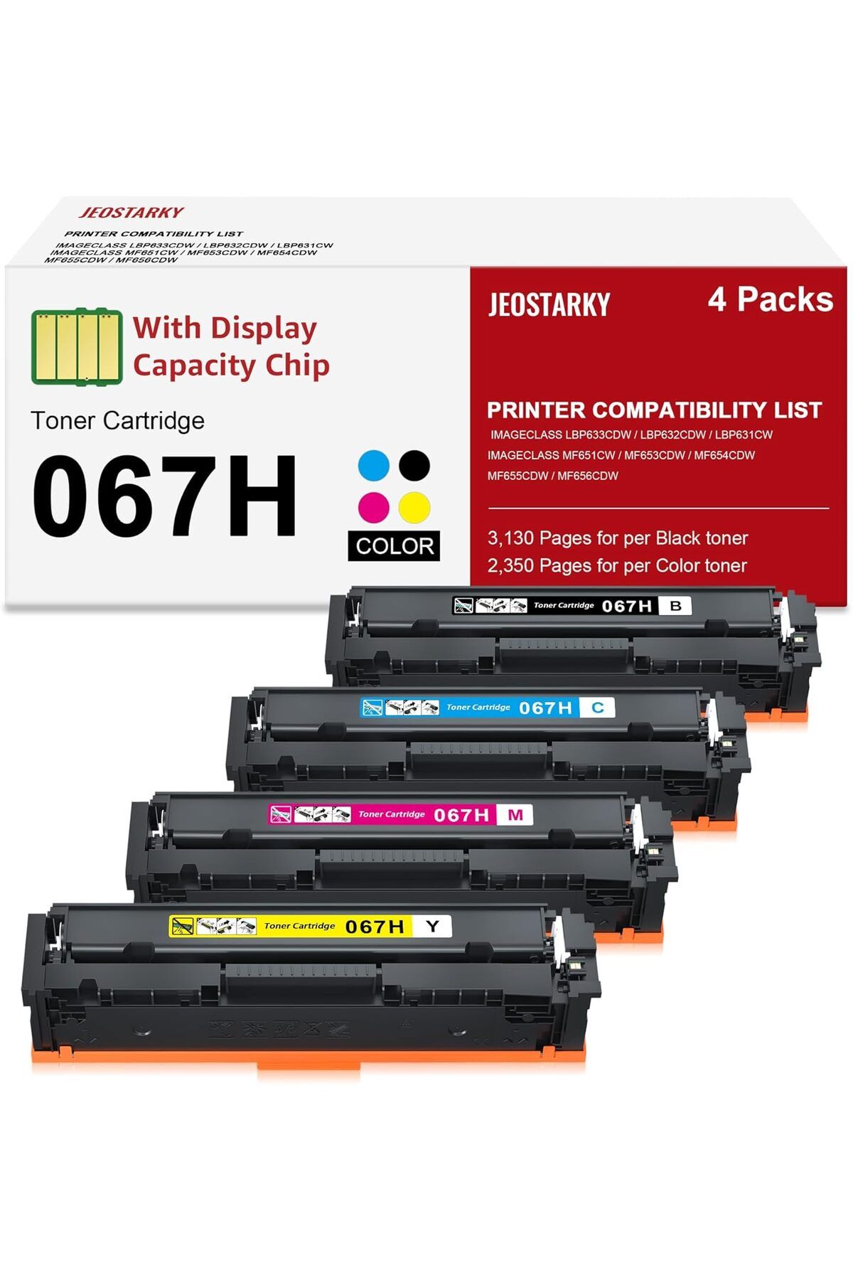 Canon 067H MF656Cdw LBP632Cdw MF654Cdw MF653Cdw LBP633Cdw MF650C LBP630C *YA-DE*