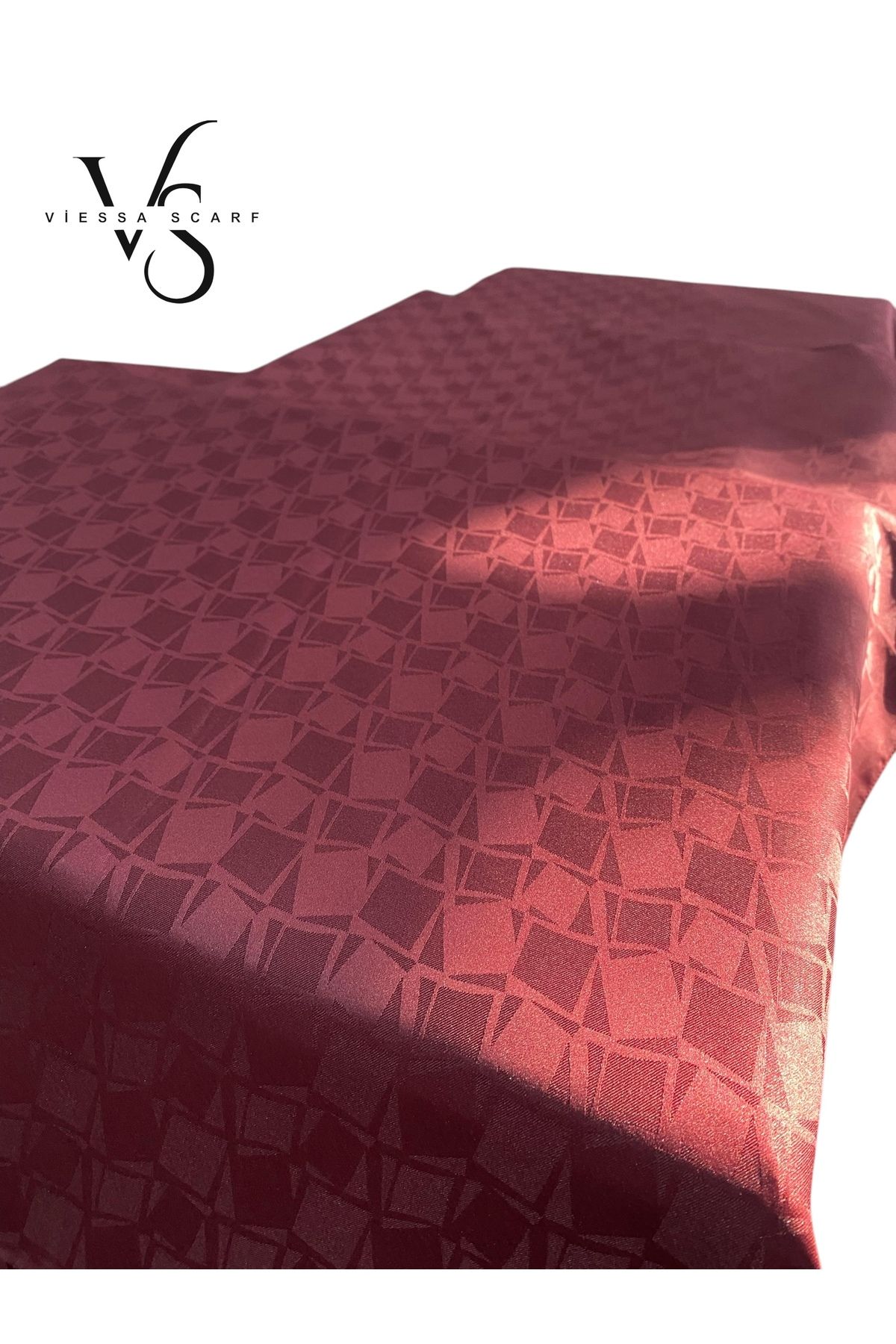 VİESSA SCARF JAKAR ŞAL BORDO SERİSİ