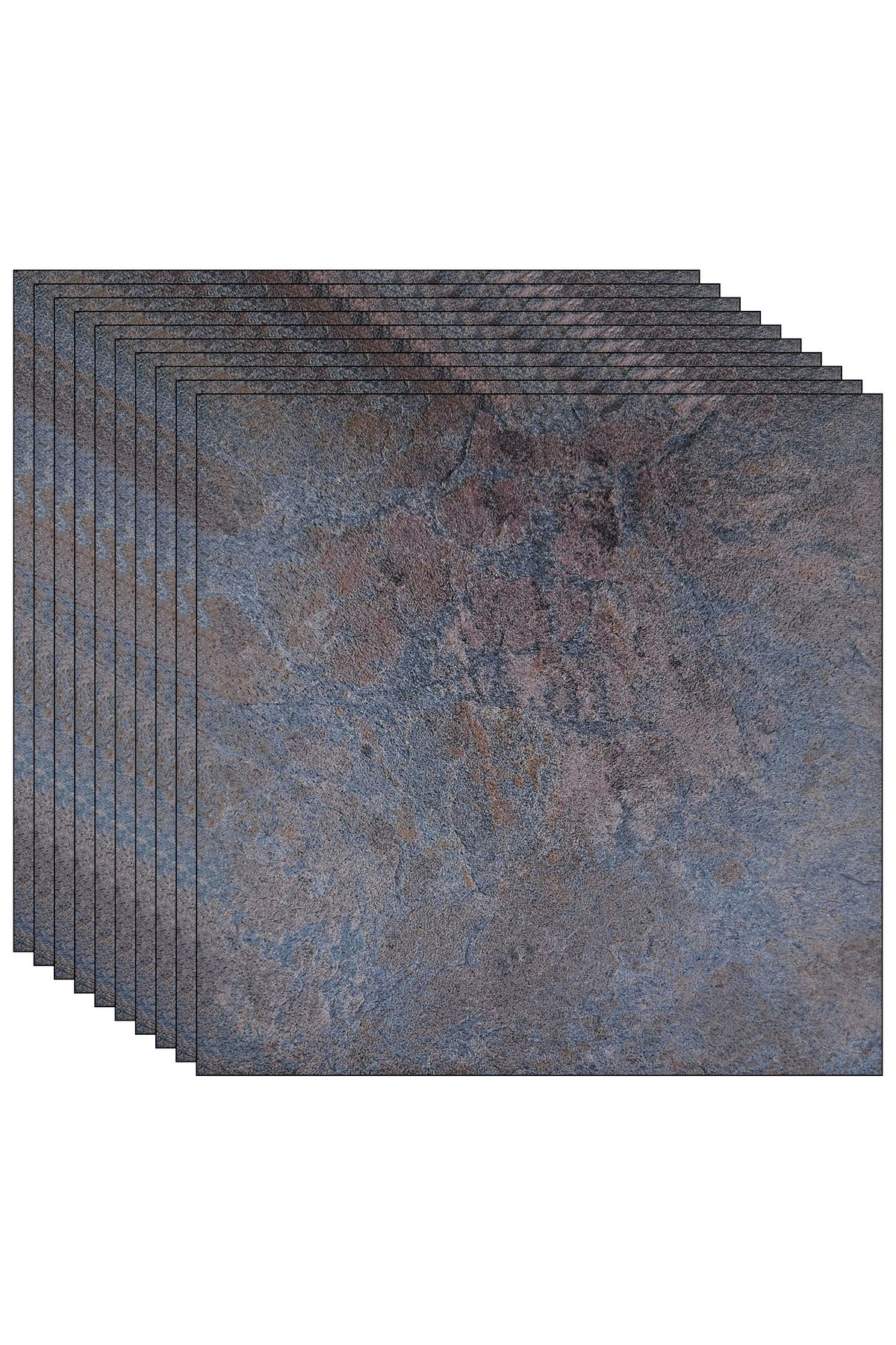 NEXTLY Set 24 X Placi Din Pvc Autoadezive Pentru Podea/perete Nextly,45.6 X 45.6 Cm, 1.5 Mm Grosime 7202-1 - One Size