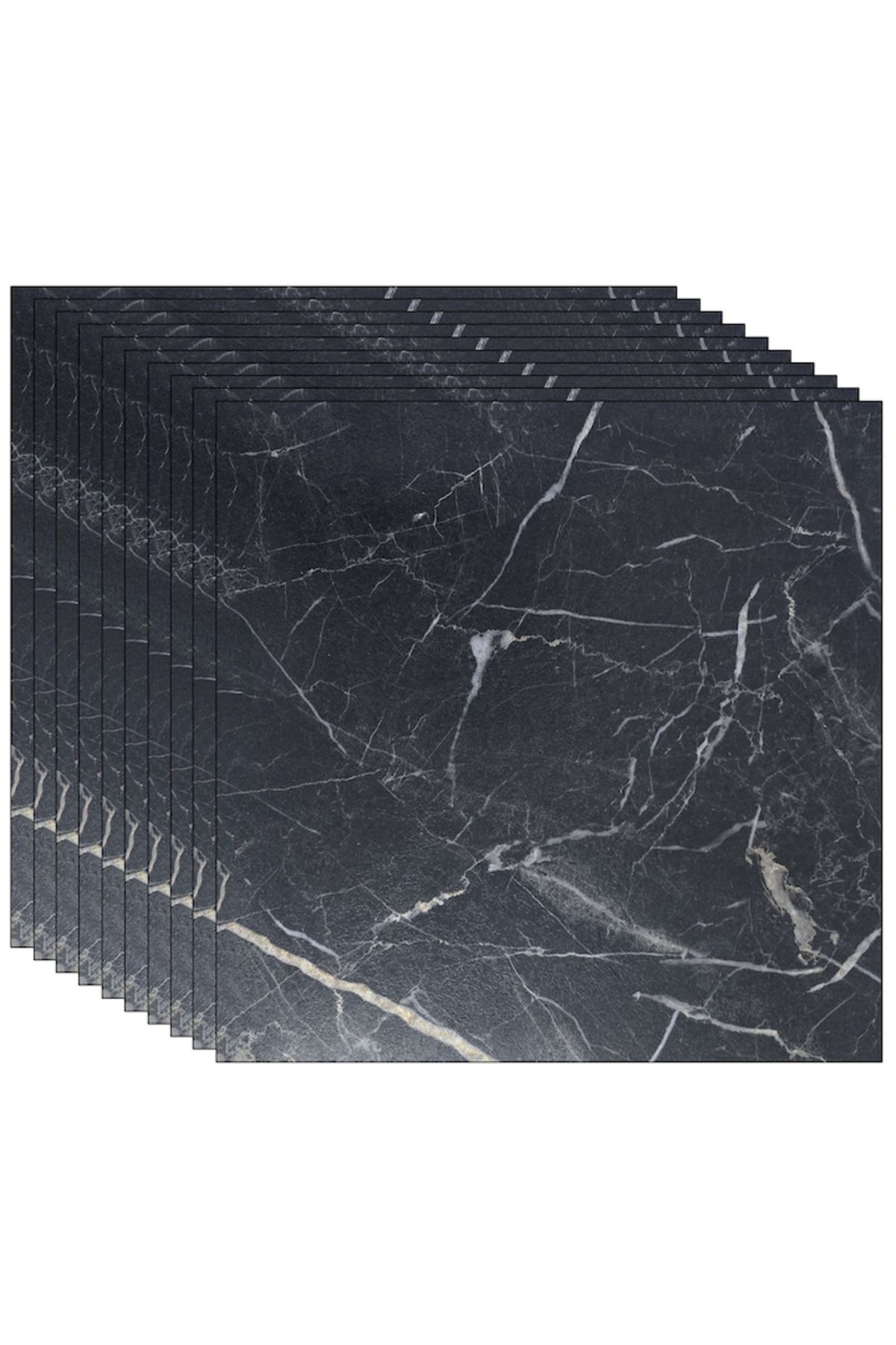 NEXTLY Set 24 X Placi Din Pvc Autoadezive Pentru Podea/perete Nextly,45.6 X 45.6 Cm, 1.5 Mm Grosime - One Size