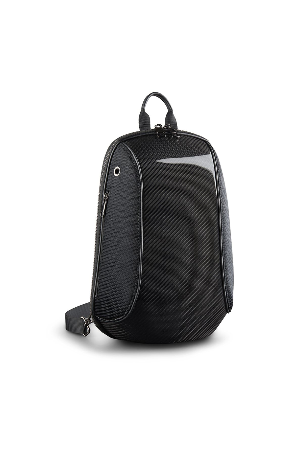 HTstore Karbon Fiber Detaylı 5 Bölmeli Çengel Kancalı Spor Sırt Çantası