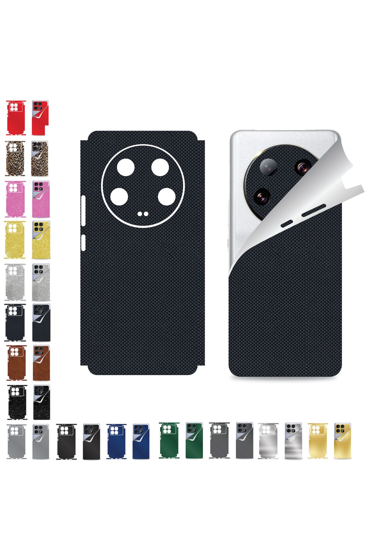Bowie Xiaomi Mi 13 Ultra için uyumlu 360 full arka ve yan kaplama koruma sticker - 16 FARKLI RENK