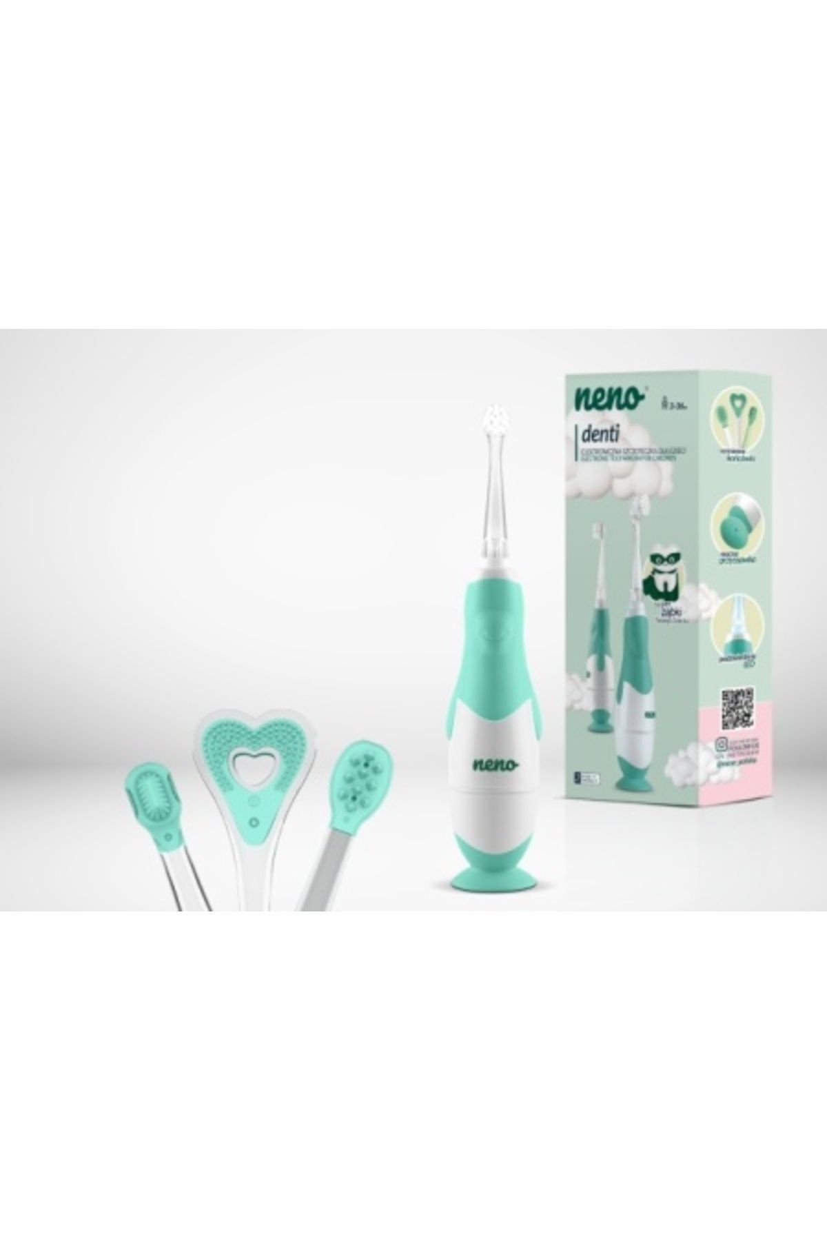 Neno Denti Mint – Periuță De Dinți Electrică Pentru Vârste Între 3 Și 36 De Luni - One Size