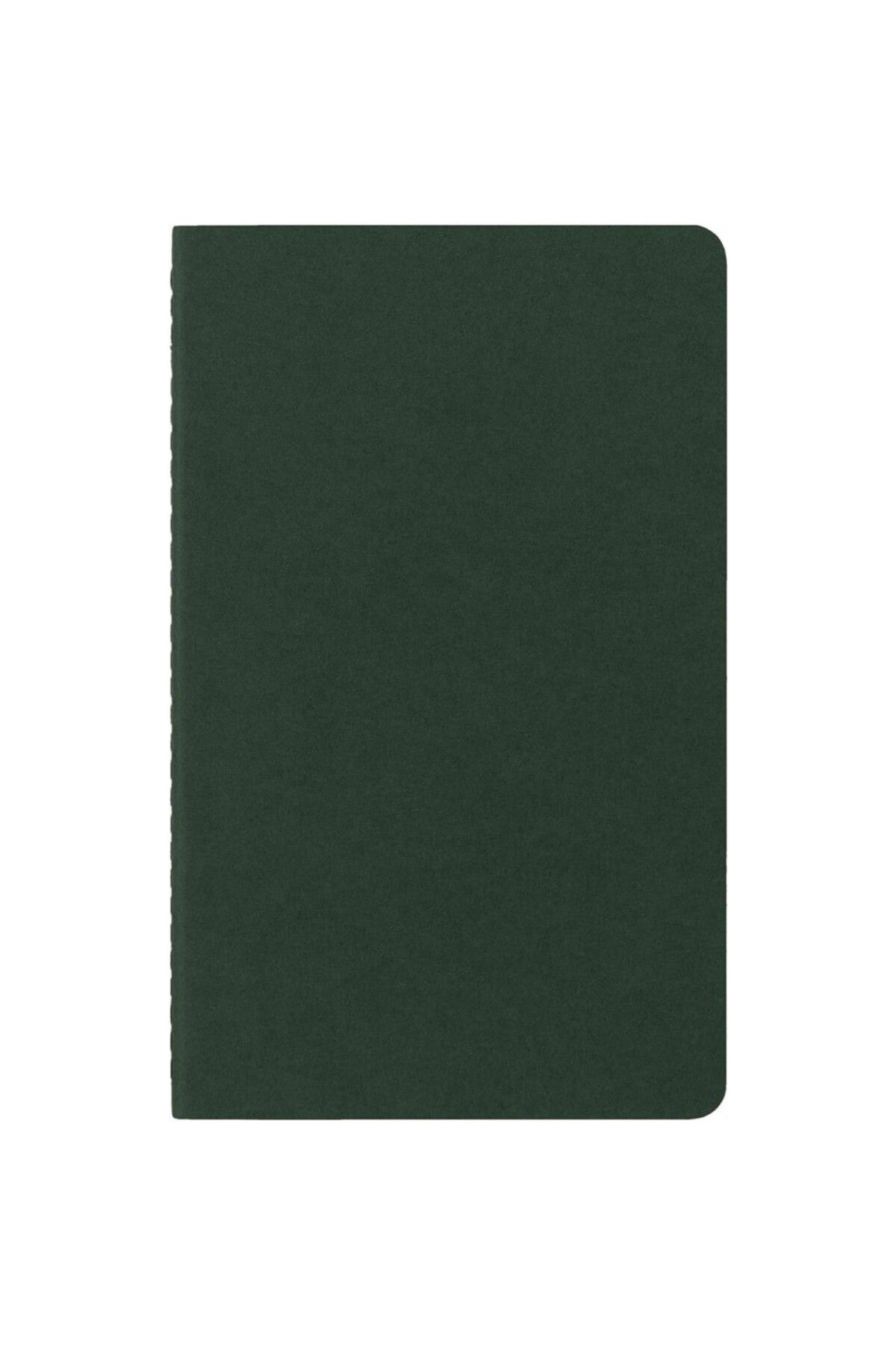 Moleskine-Striped Cahier Notepad Set of 3 L Size Myrtle Green 2