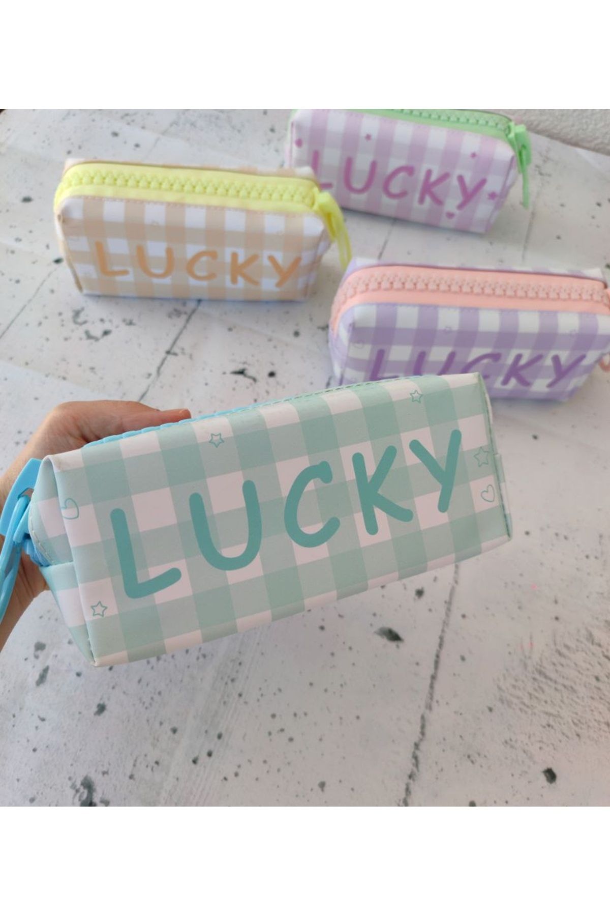 senacacollection 1 ADET LUCKY KALIN FERMUARLI KALEM KUTUSU KALEMLİK