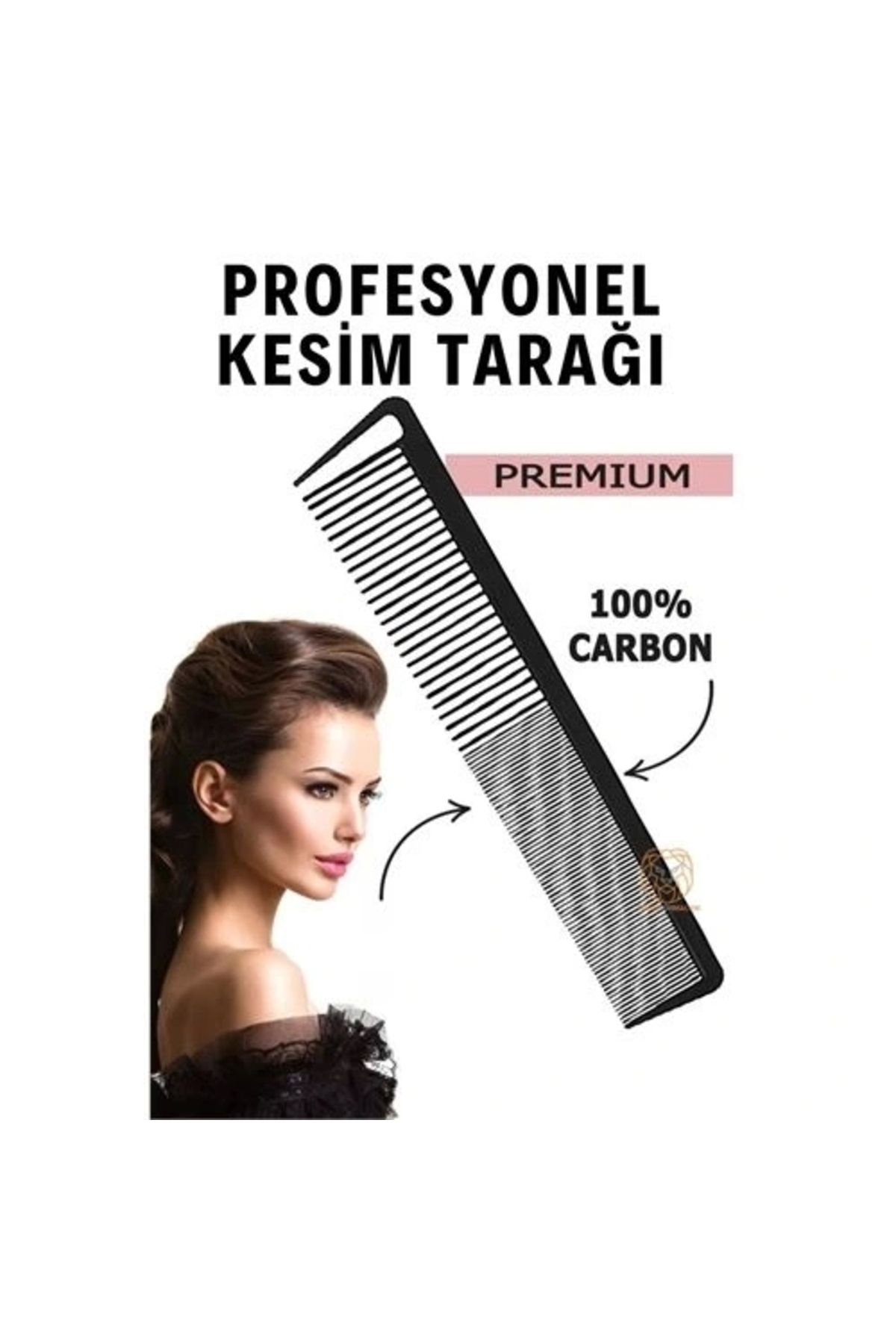STOREMAX Berber Kuaför Saç Kesim Tarağı Karbon Nano Absolute Professional