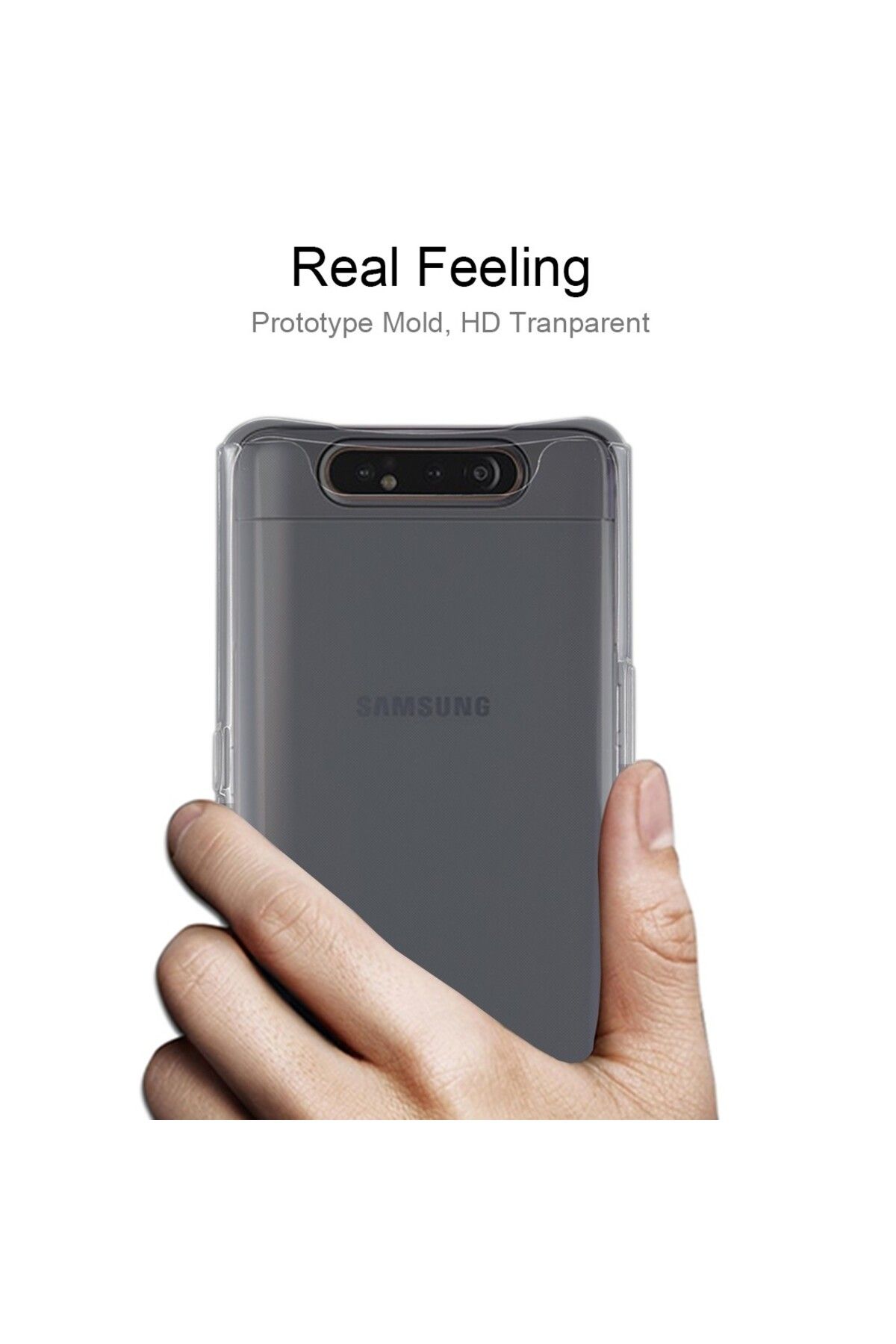 REDz Accessories-Clear Case Compatible With Samsung A80, Soft Tpu Material, Thin, High-quality And Durable 2