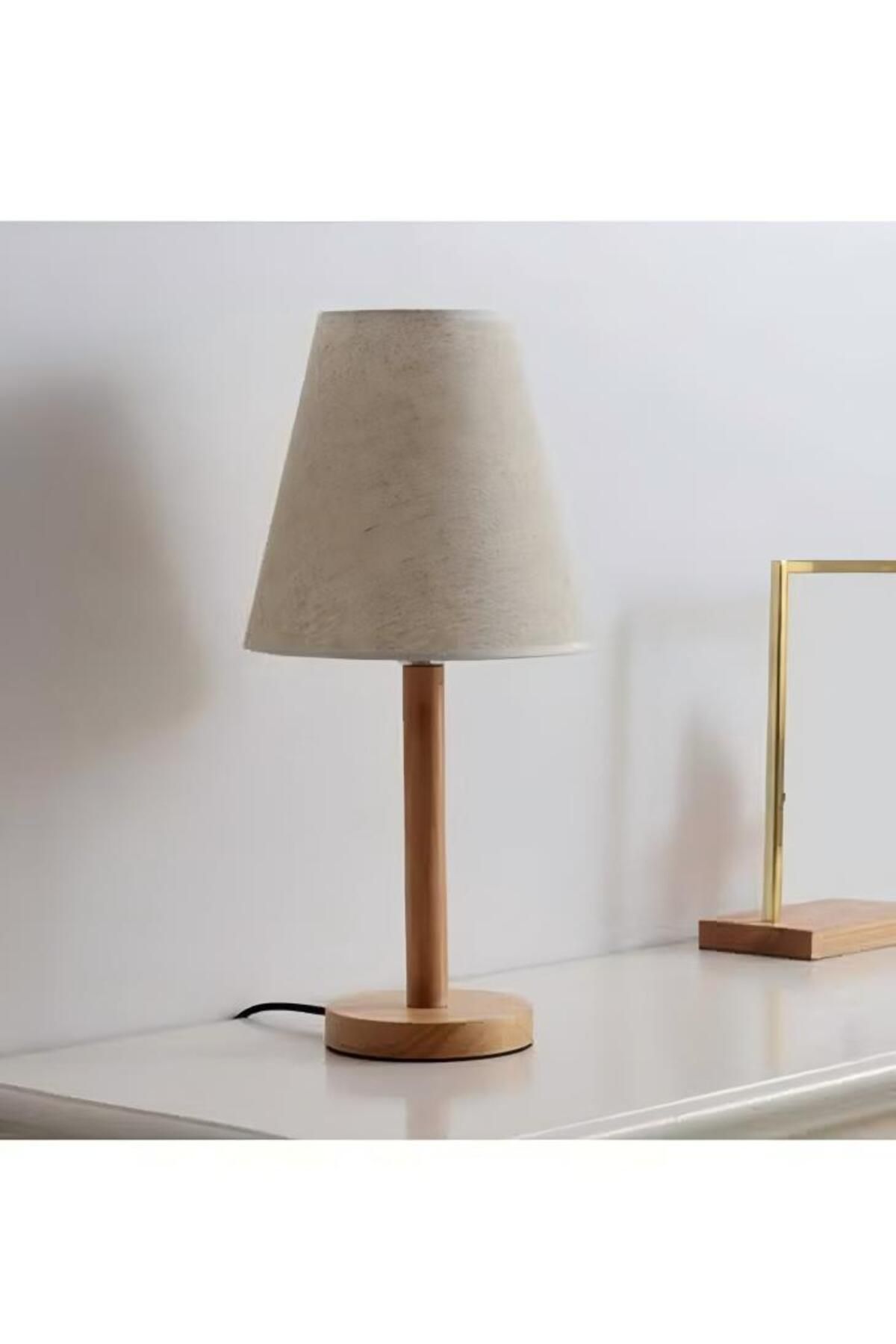 Generic-Duniso Bedside Table Lamp, Led Modern Bedside Table Lamp With Bulb Fixed Brightness 3