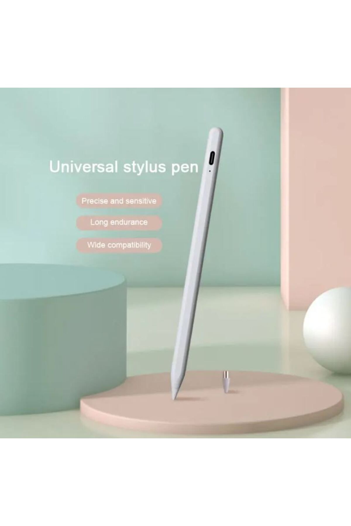 REDz Accessories-Stylus digital, compatibilitate universală cu iPad, senzor inteligent, utilizare fluidă, alb 5