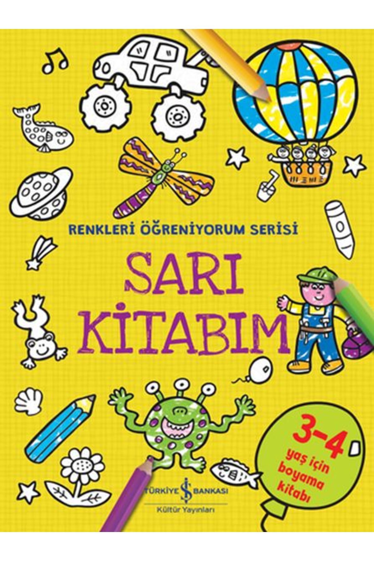 Destek Yayınları Sarı Kitabım Renkleri Öğreniyorum Serisi