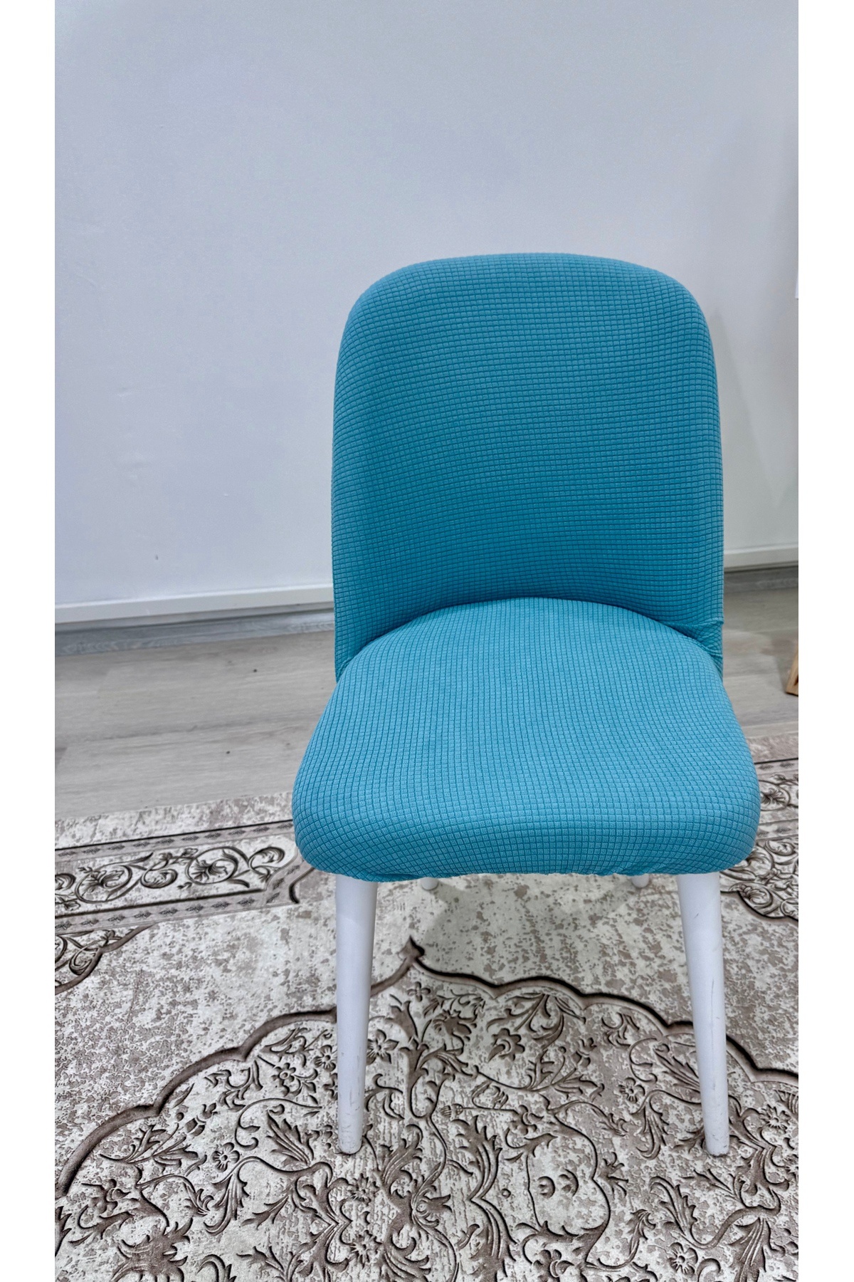 dyg home-Large Oval Chair Cover, Chair Cover Square Pattern 5
