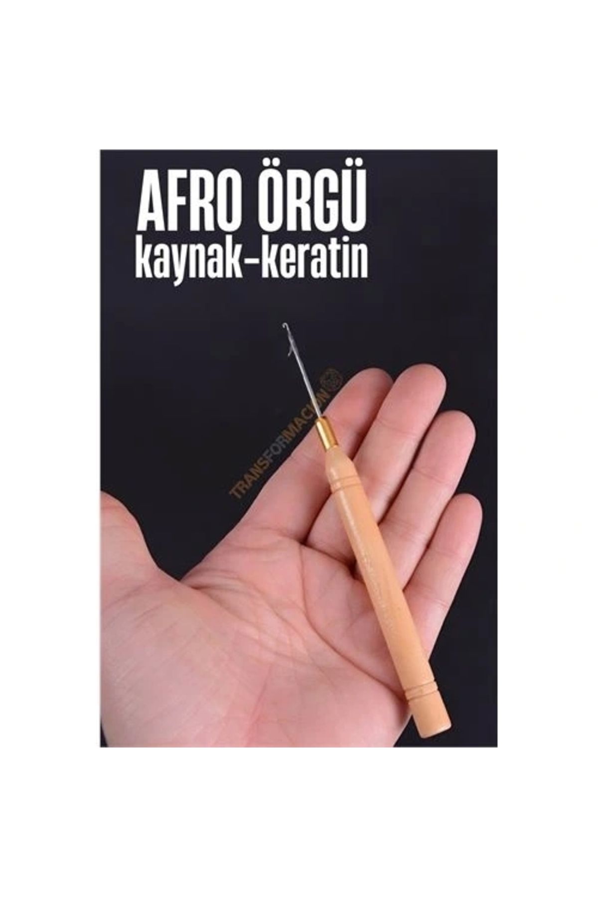 STOREMAX Afro Örgü İğnesi Saç Kaynak Keratin Tığı
