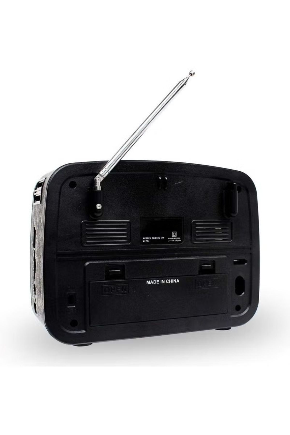 Denx-Dx2451 Rechargeable Radio, Solar/battery Operated Radio, Support Tf Card/usb Playing 3